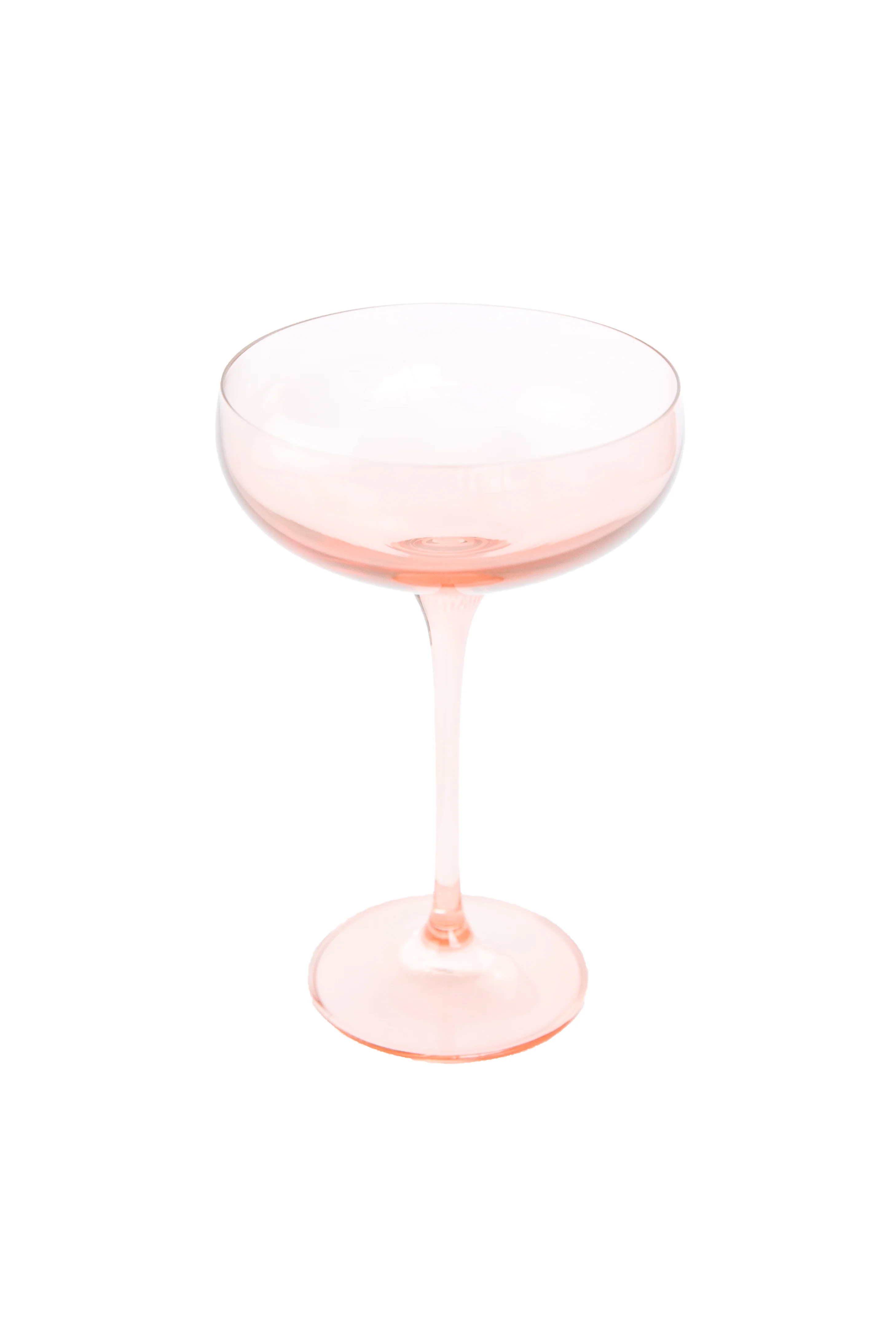 Estelle Colored Champagne Coupe Stemware - Set of 6 {Blush Pink} - Image 7