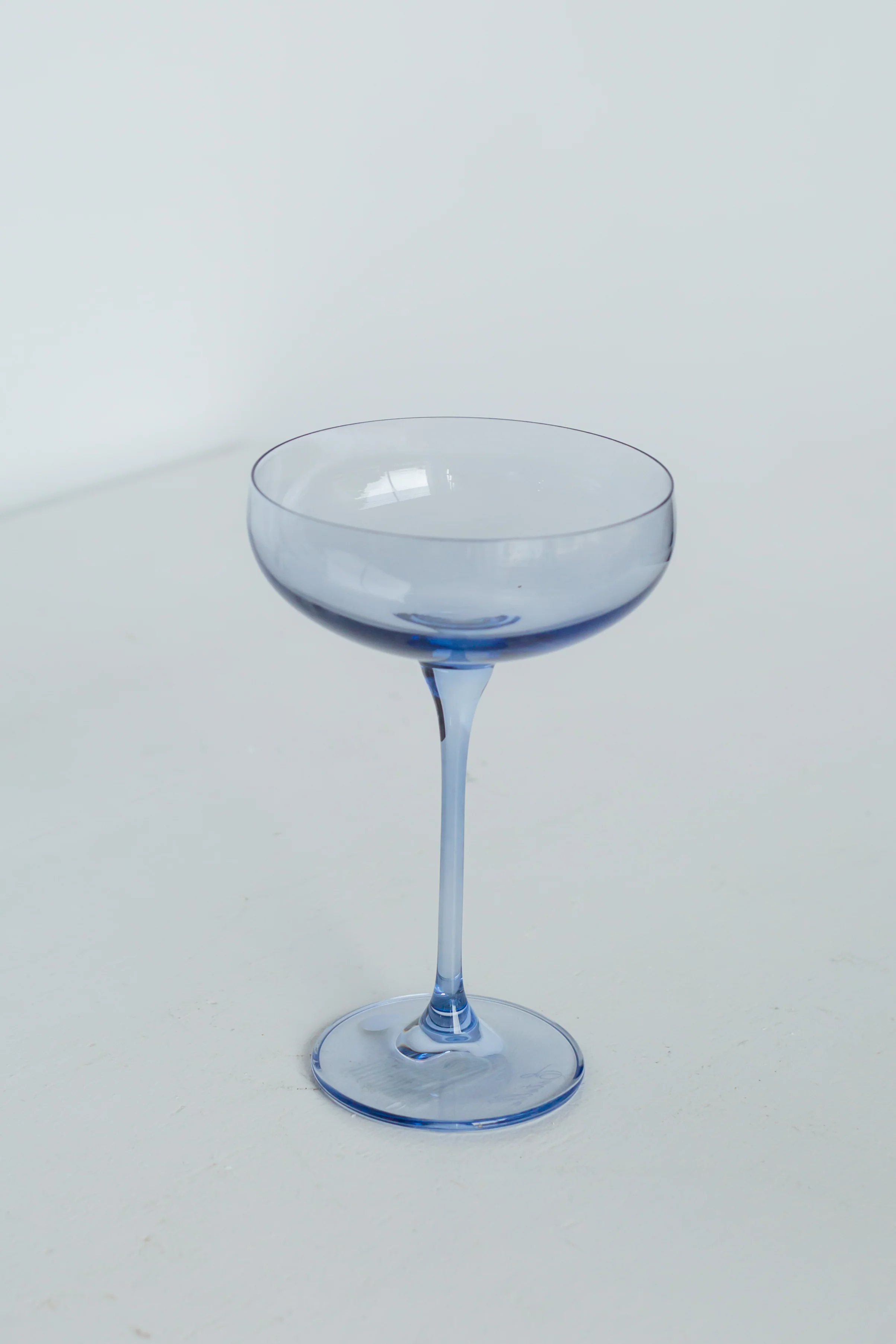 Estelle Colored Champagne Coupe Stemware - Set of 6 {Cobalt Blue} - Image 3