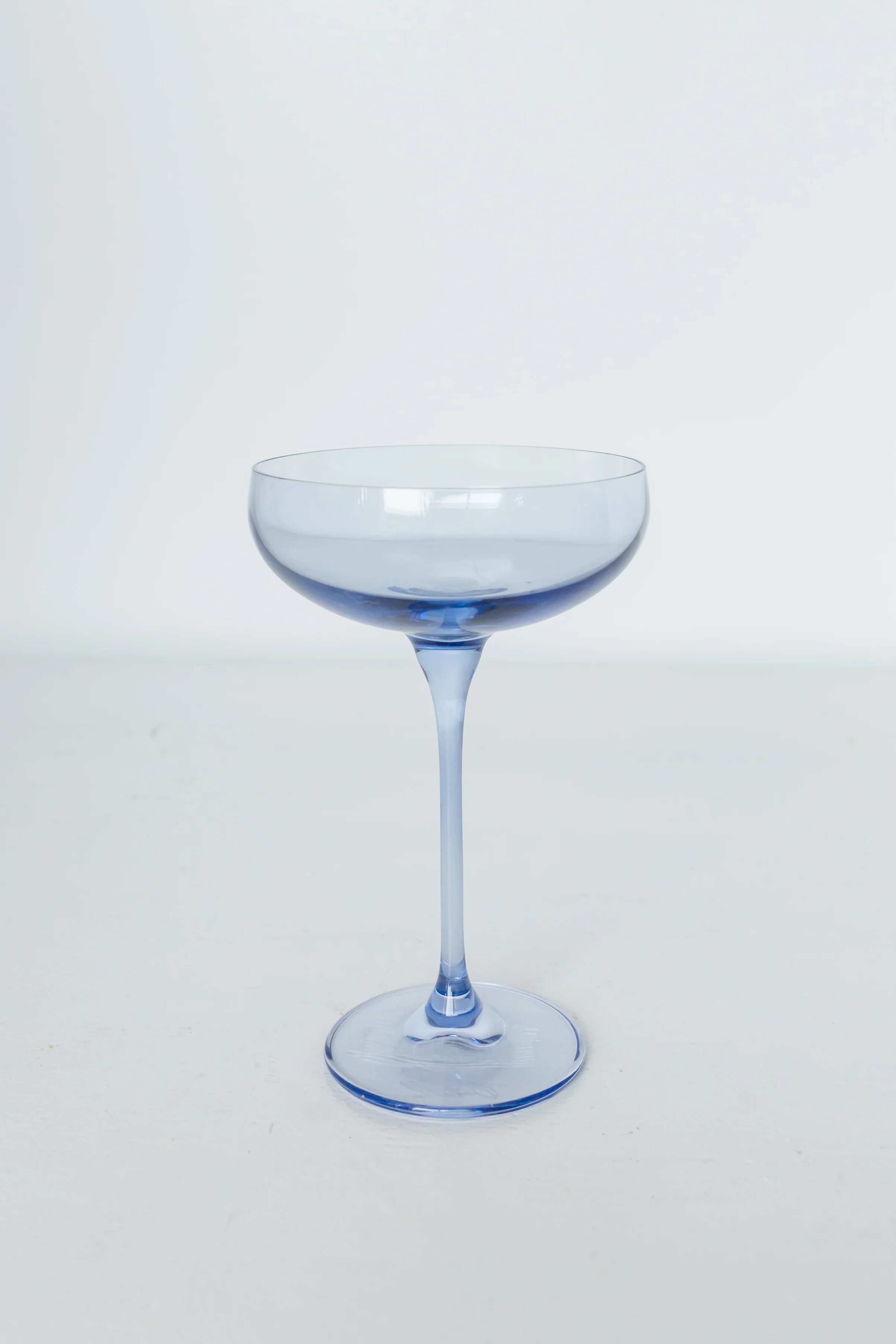 Estelle Colored Champagne Coupe Stemware - Set of 6 {Cobalt Blue} - Image 4