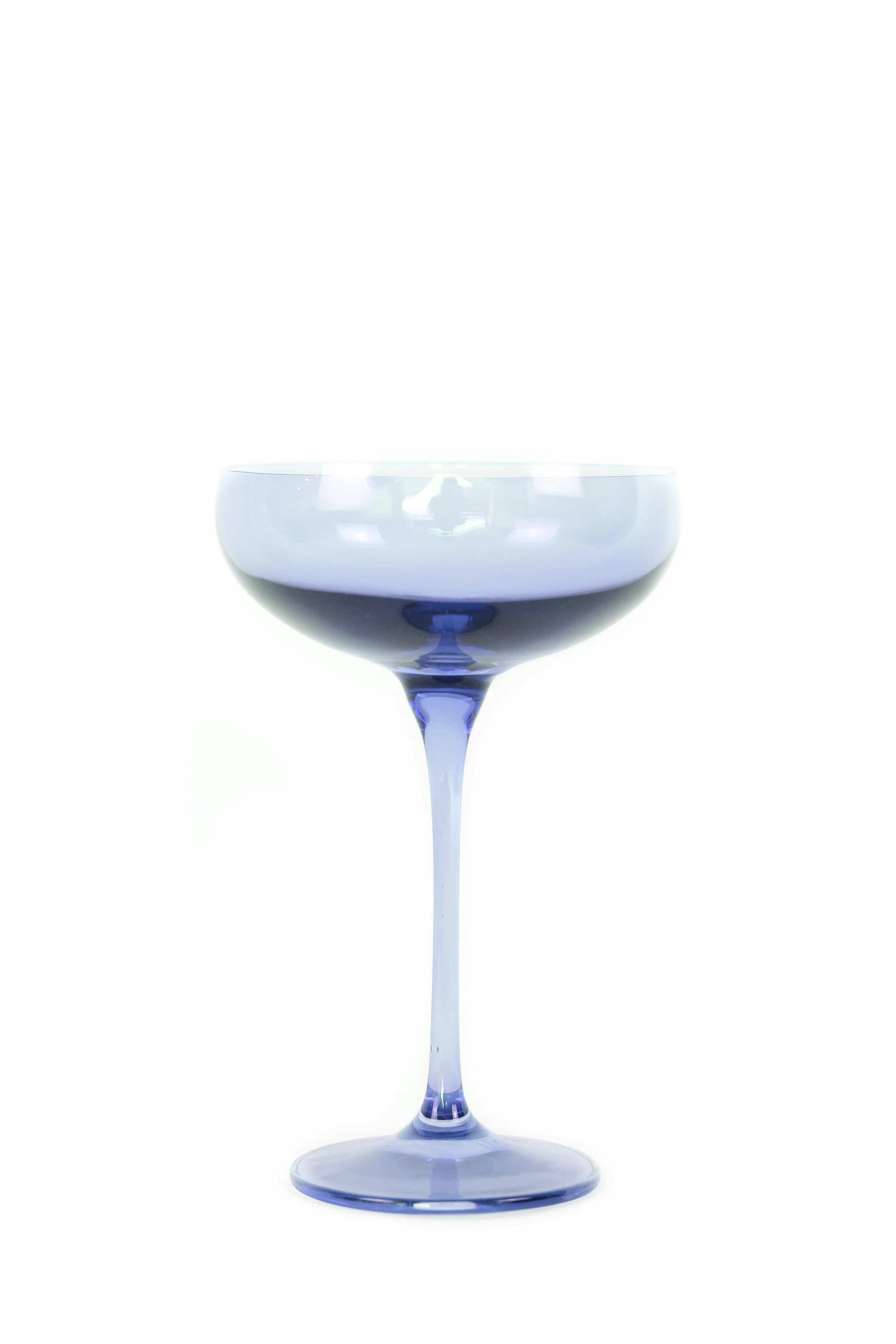 Estelle Colored Champagne Coupe Stemware - Set of 6 {Cobalt Blue} - Image 8