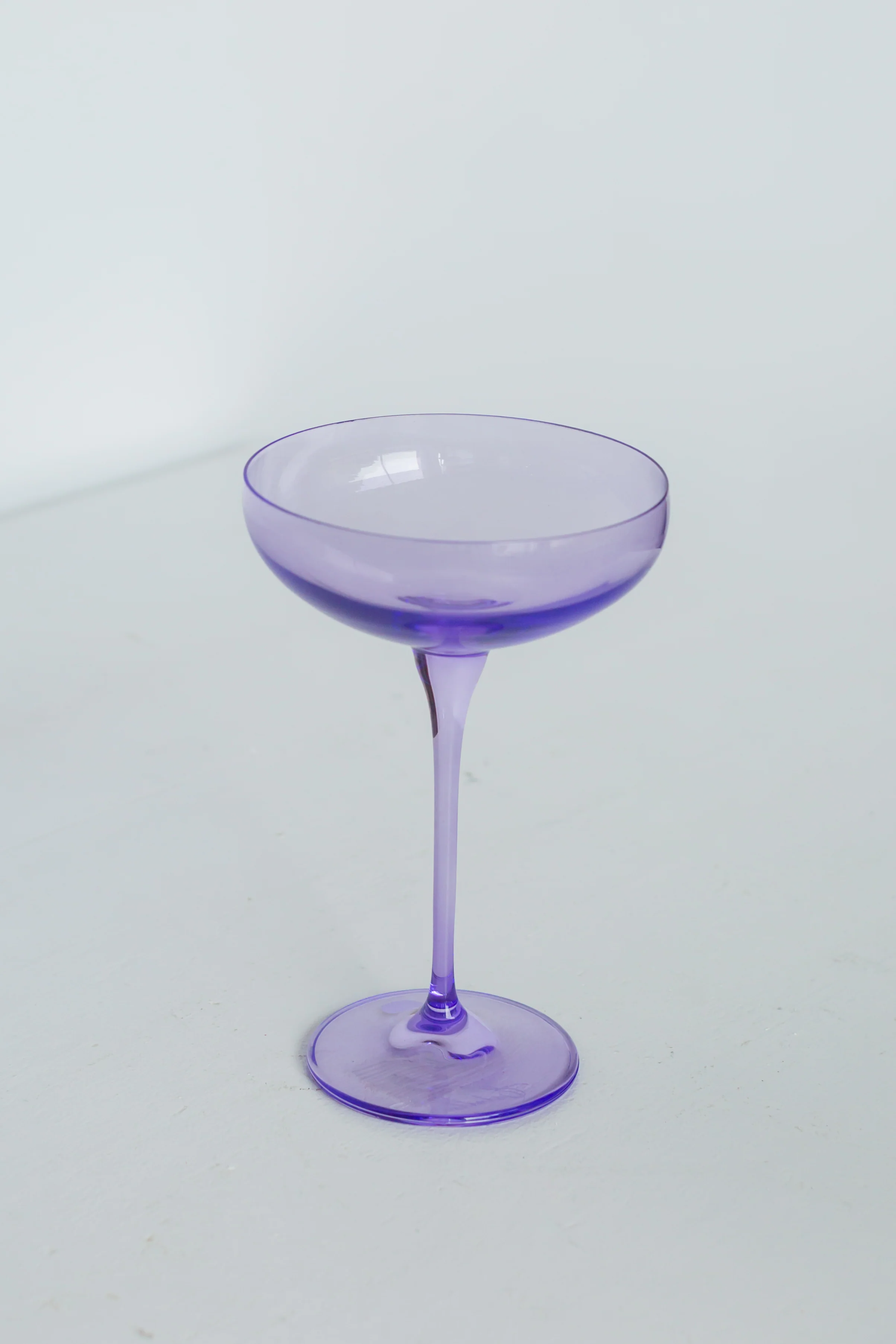 Estelle Colored Champagne Coupe Stemware - Set of 6 {Lavender} - Image 3