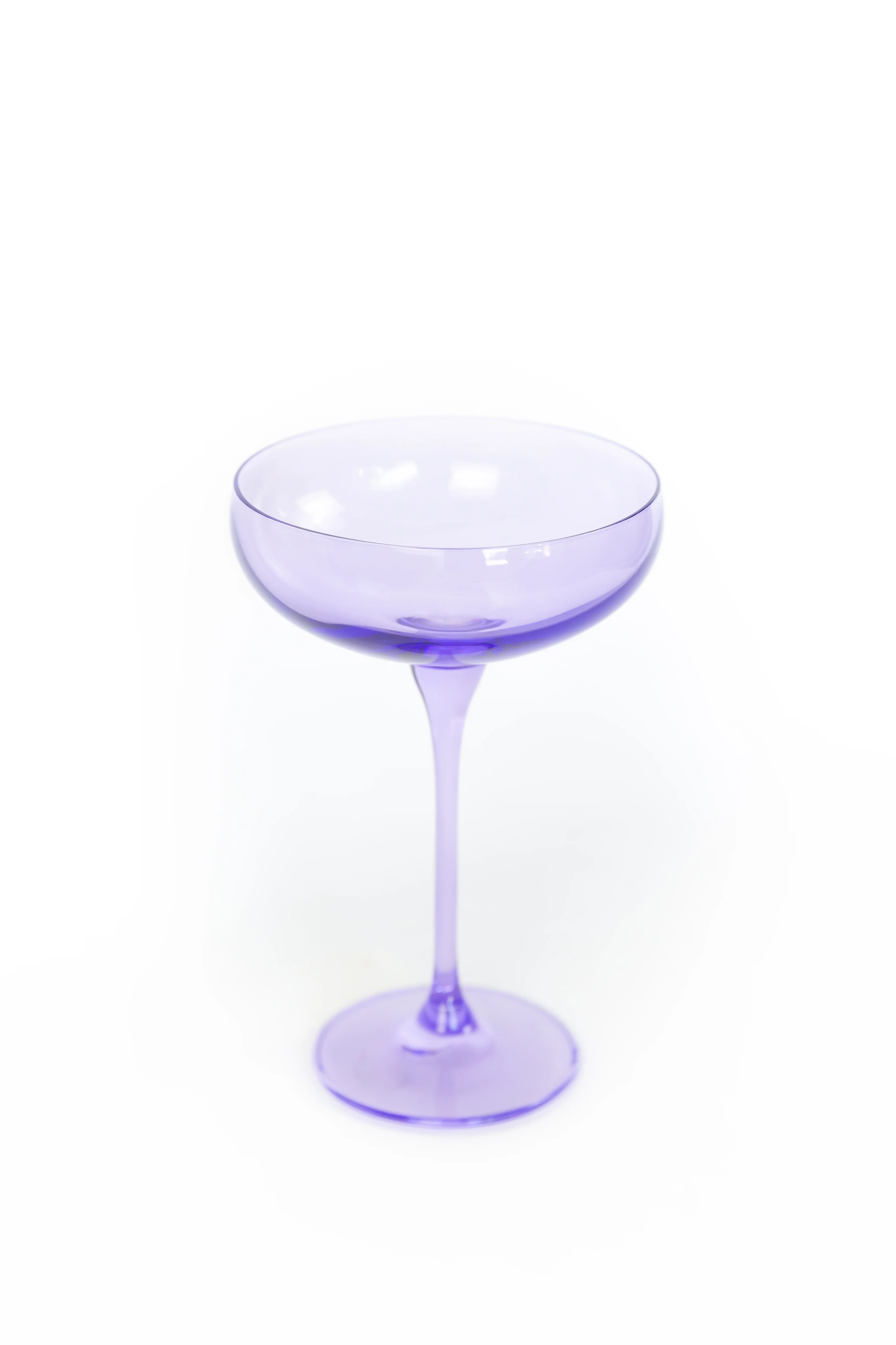 Estelle Colored Champagne Coupe Stemware - Set of 6 {Lavender} - Image 7