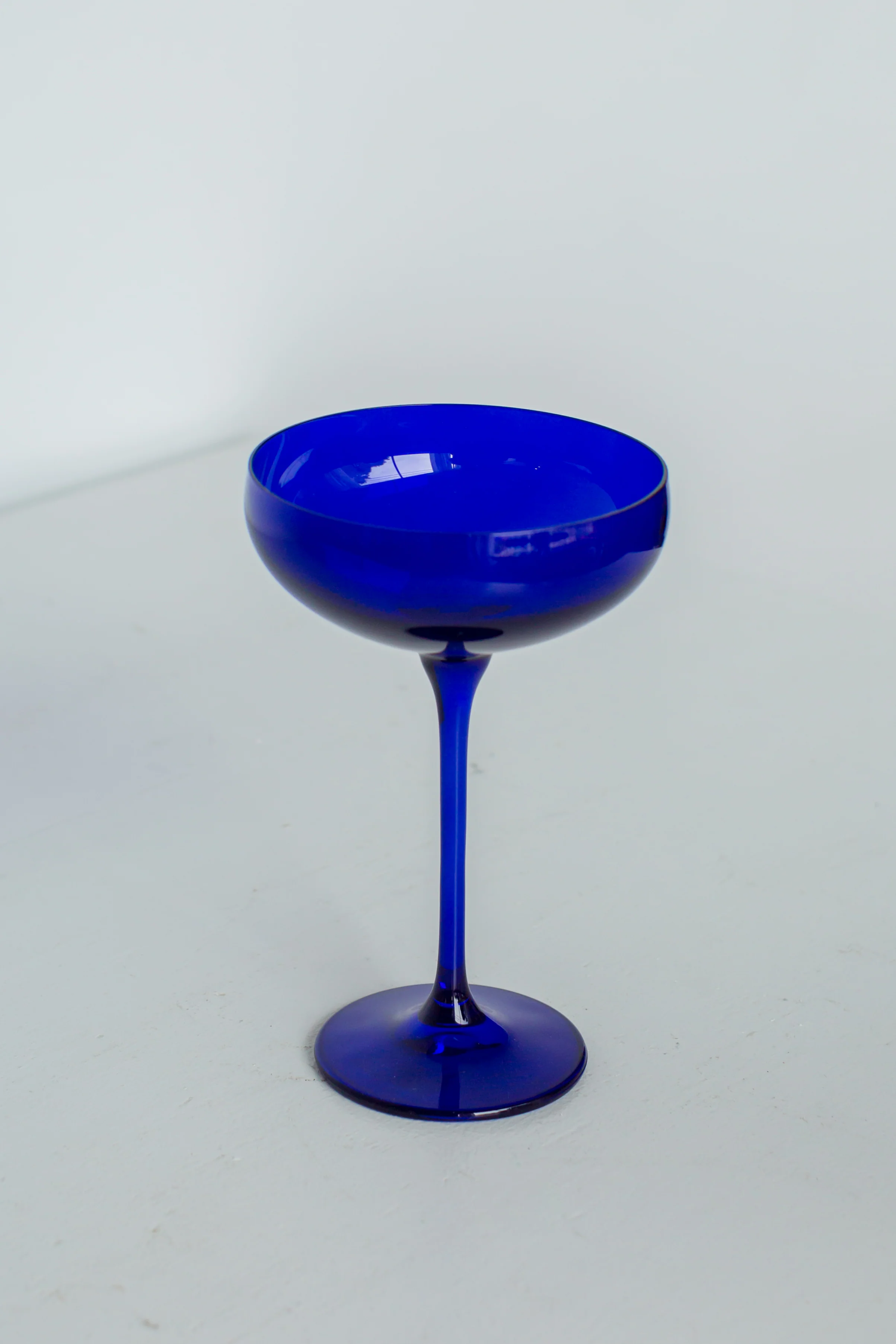 Estelle Colored Champagne Coupe Stemware - Set of 6 {Royal Blue} - Image 3