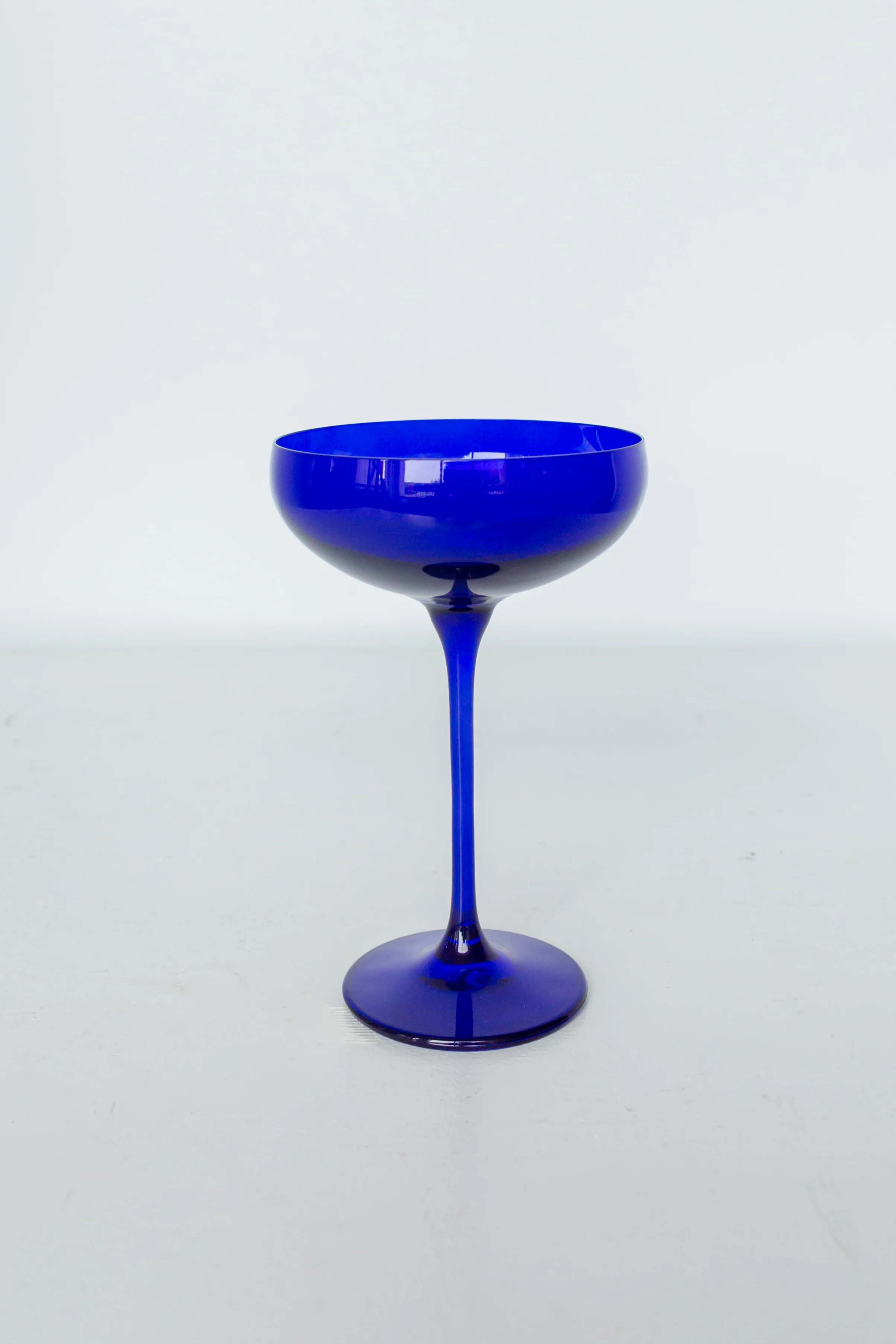 Estelle Colored Champagne Coupe Stemware - Set of 6 {Royal Blue} - Image 4