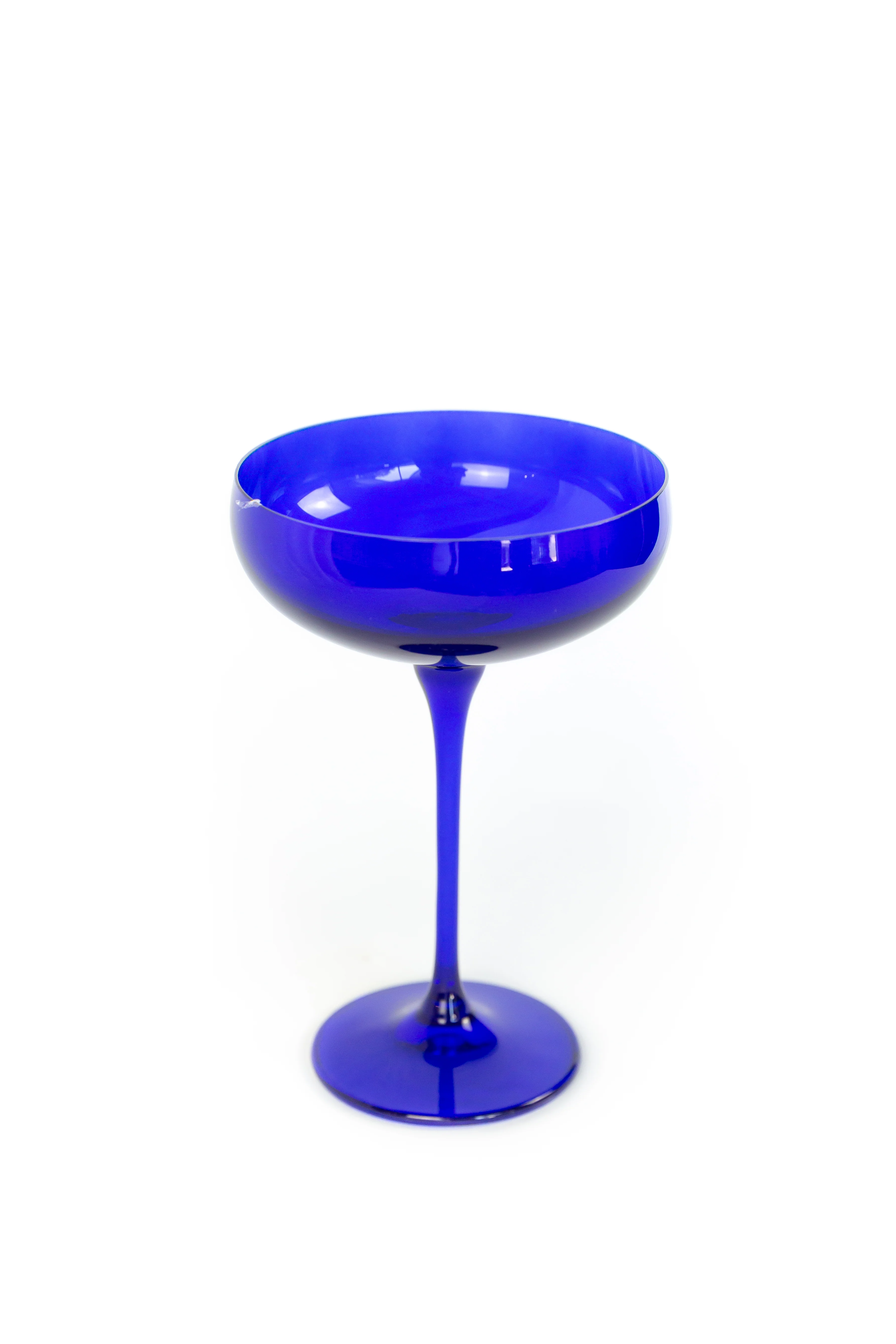 Estelle Colored Champagne Coupe Stemware - Set of 6 {Royal Blue} - Image 7