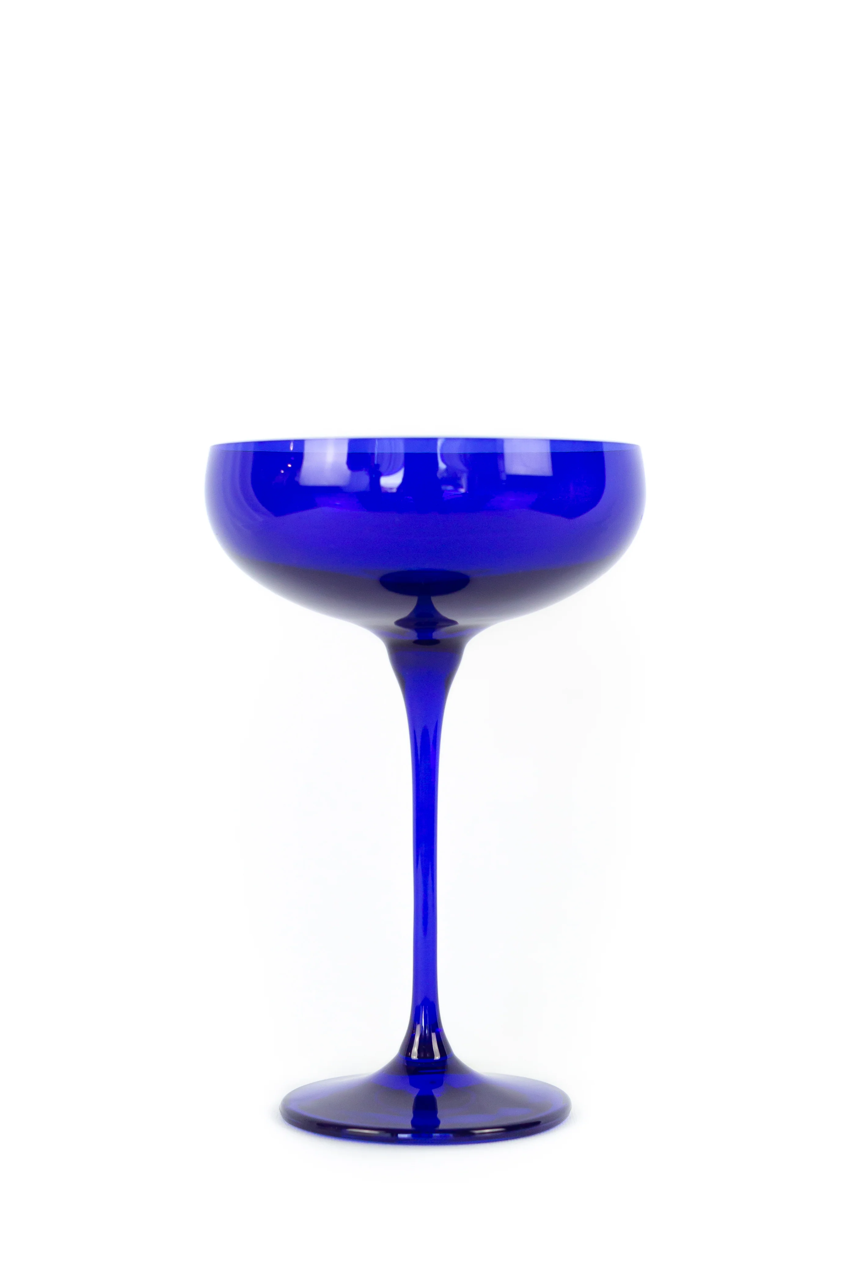 Estelle Colored Champagne Coupe Stemware - Set of 6 {Royal Blue} - Image 8