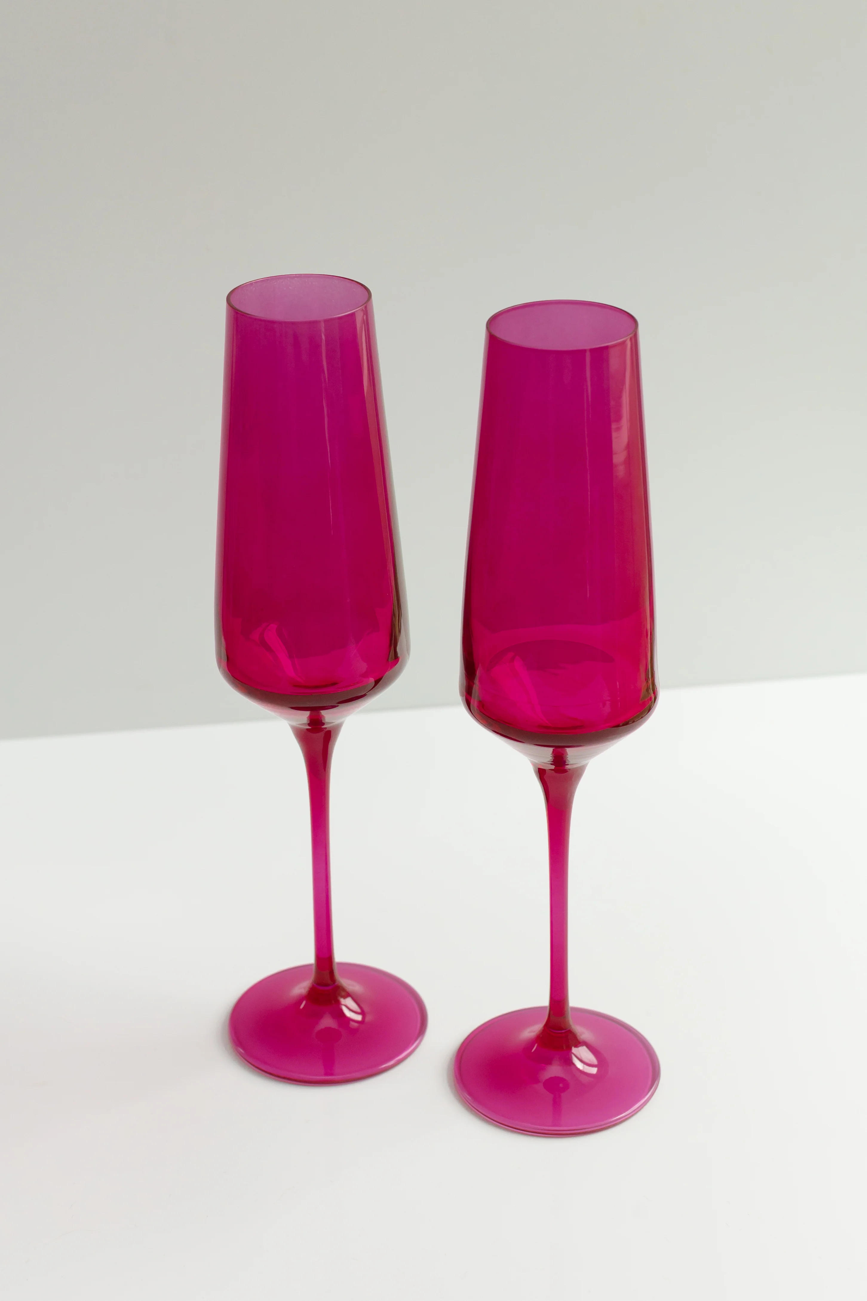 Estelle Colored Champagne Flute - Set of 2 {Viva Magenta (Our Fuchsia)} - Image 4