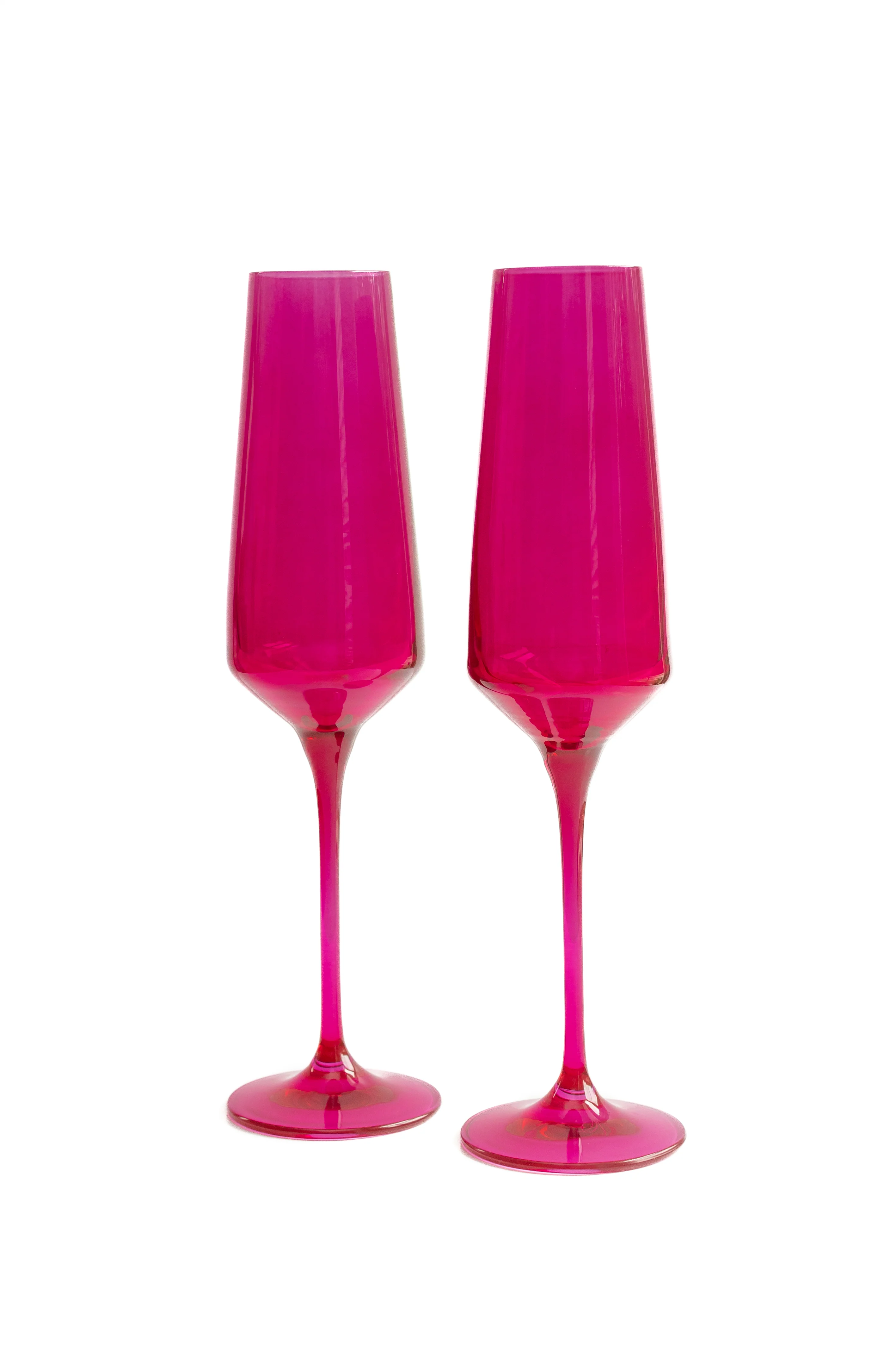 Estelle Colored Champagne Flute - Set of 2 {Viva Magenta (Our Fuchsia)} - Image 6