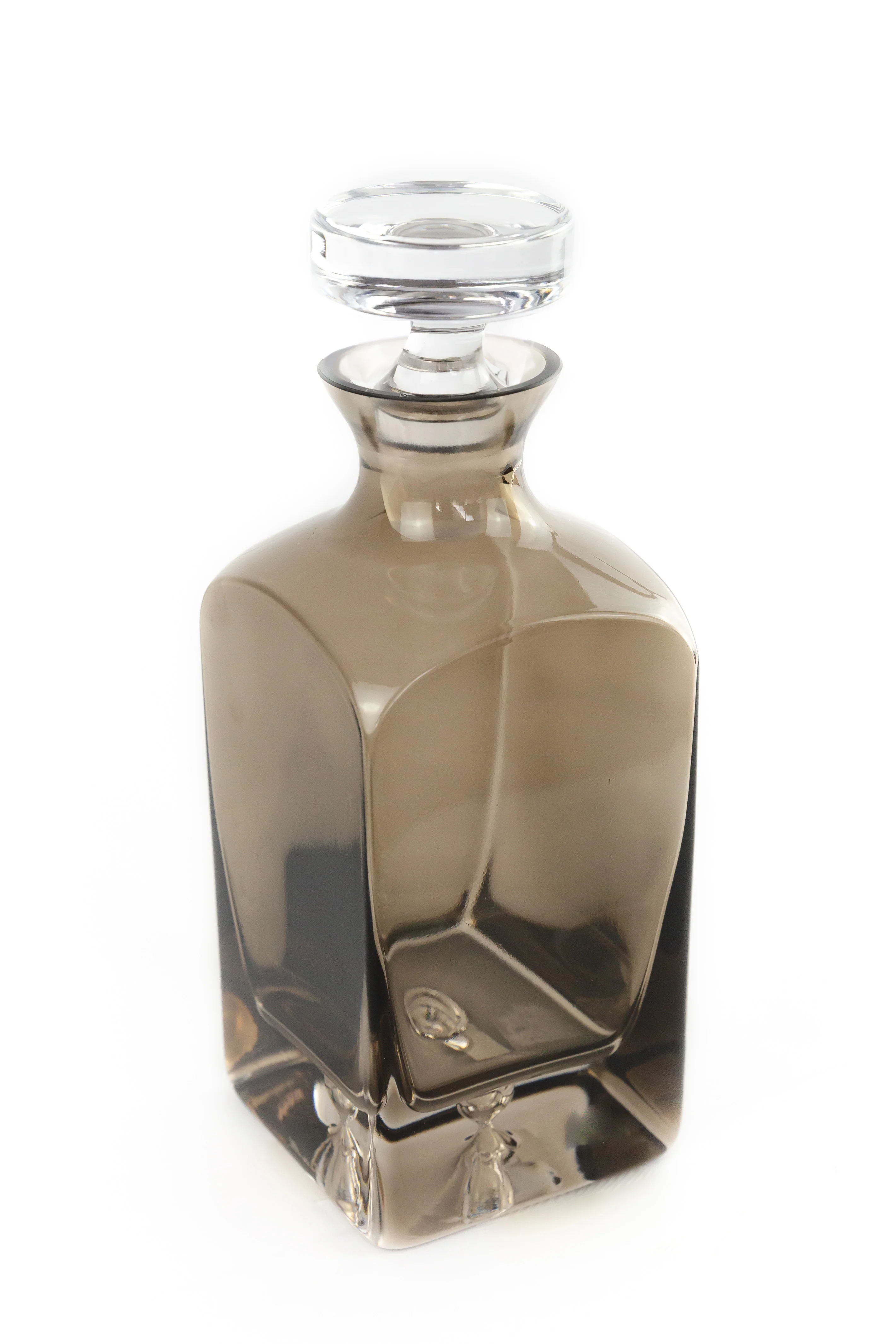 Estelle Colored Decanter- Heritage {Gray Smoke} - Image 3