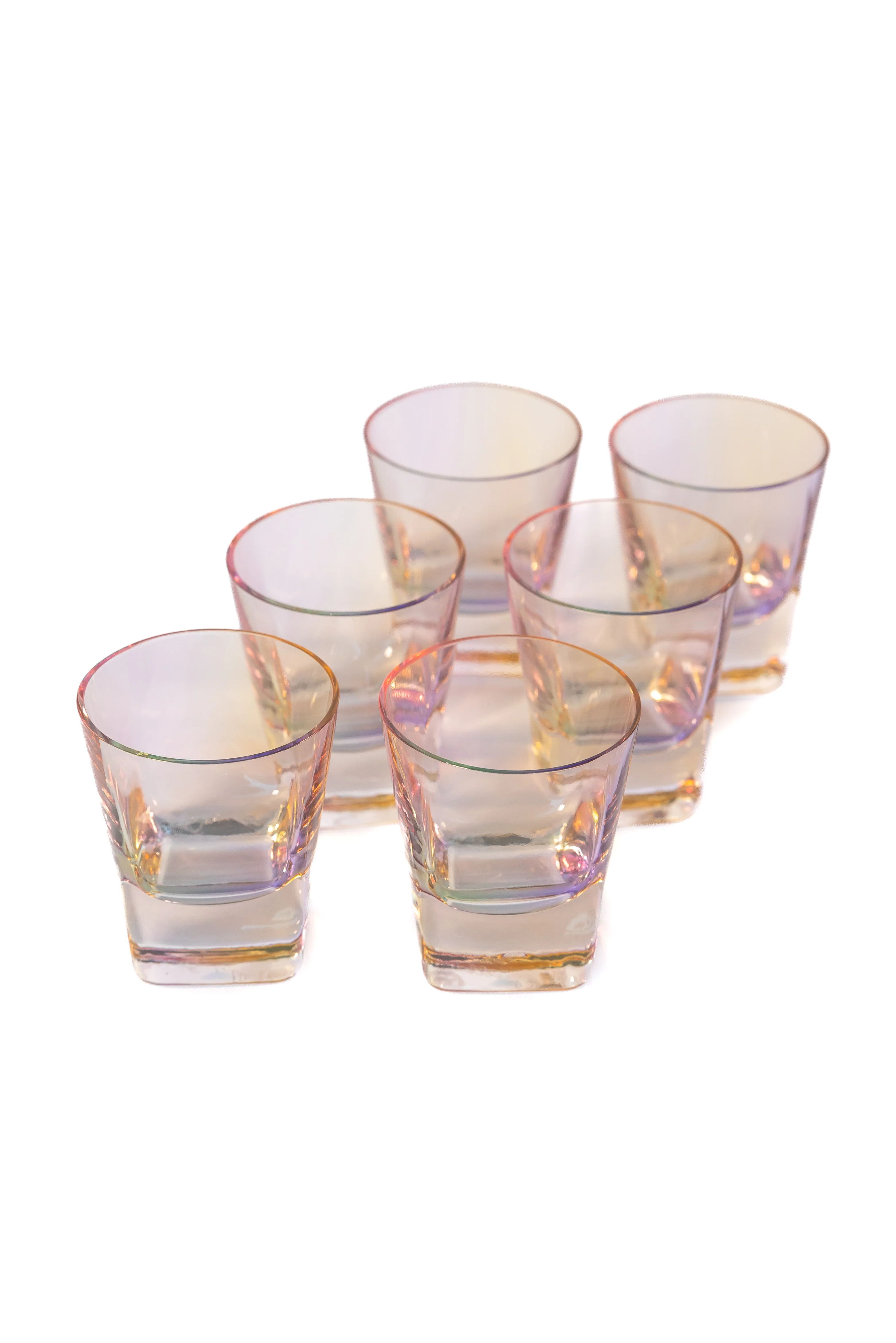 Estelle Colored Shot Glasses - Set of 6 {Iridescent} - Image 3
