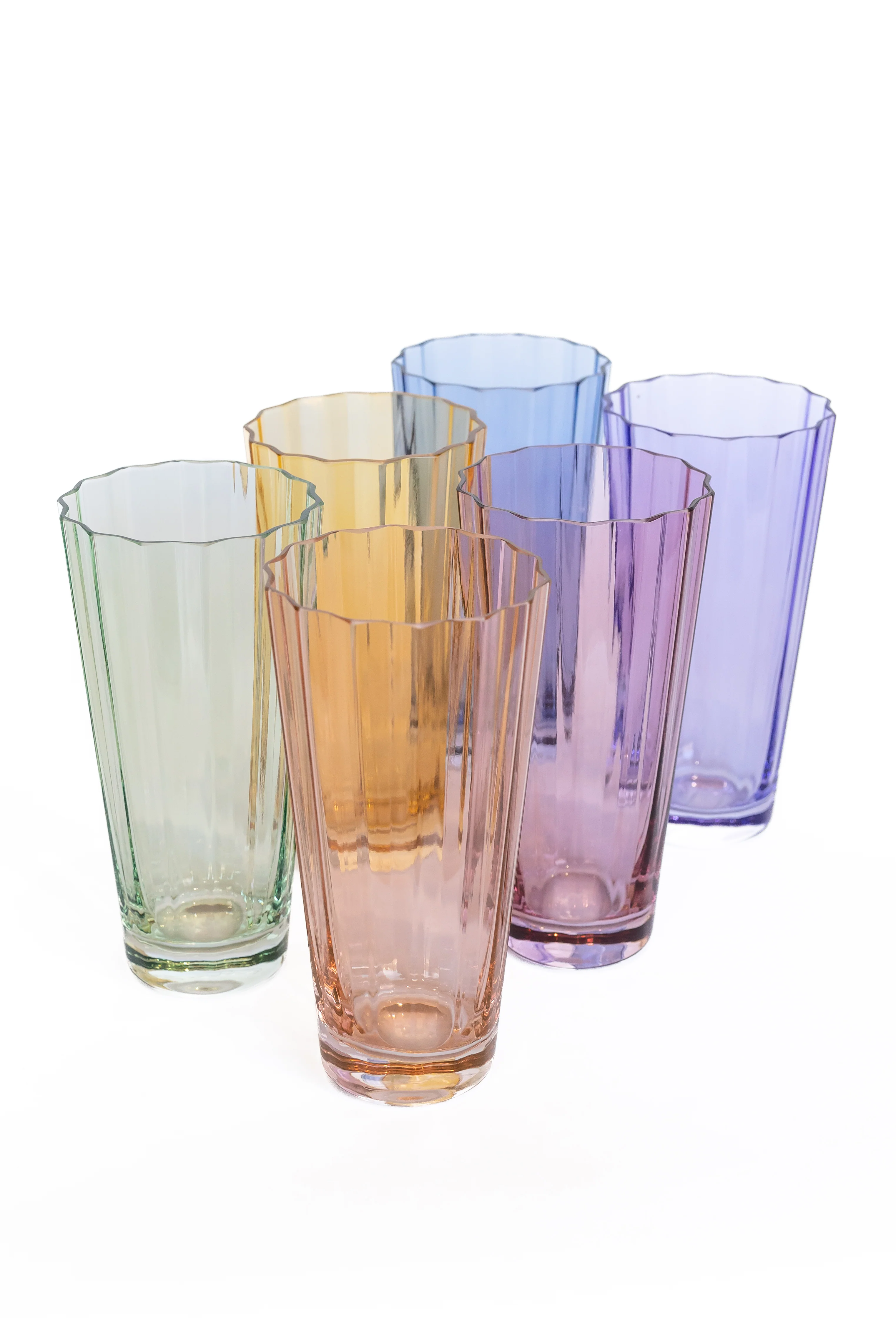 Estelle Colored Sunday High Balls - Set of 6 {Pastel Mixed Set} - Image 4