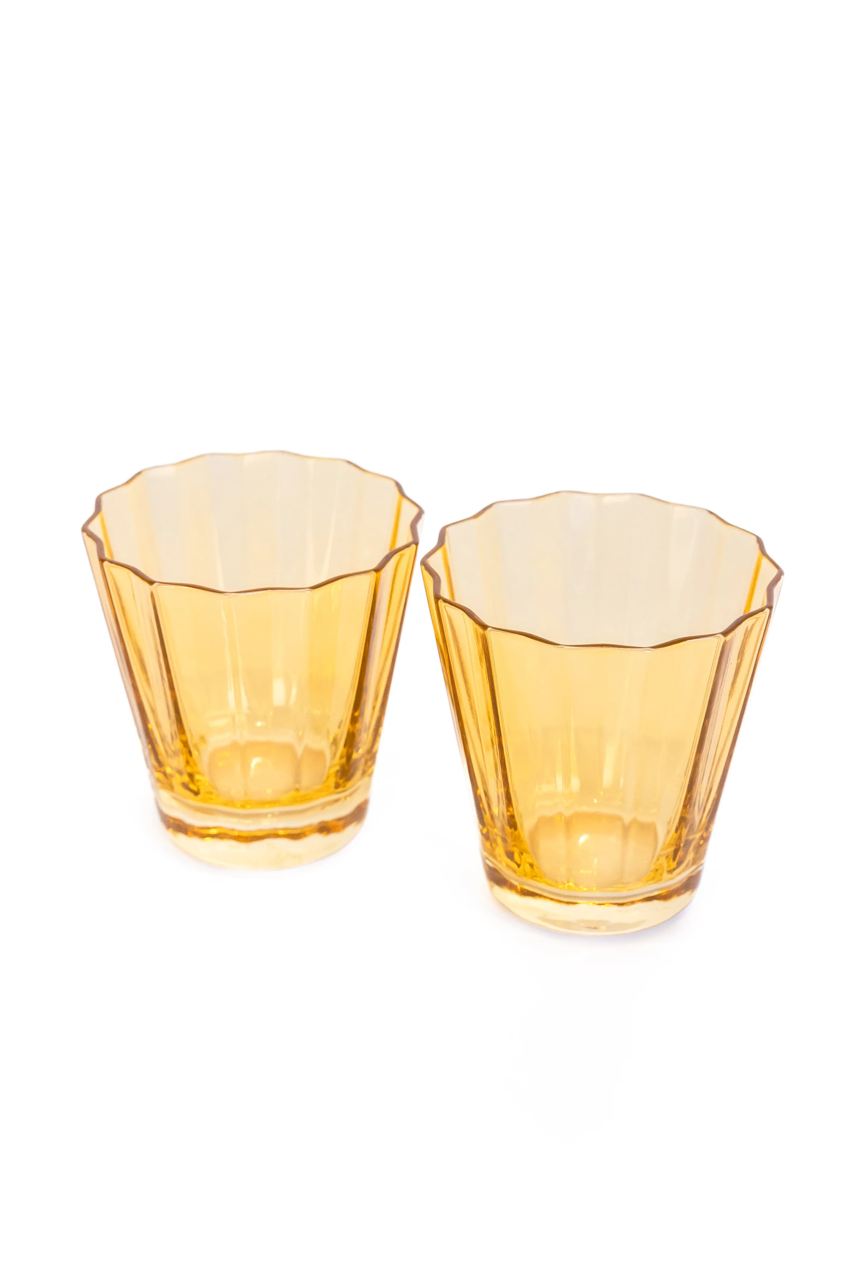 Estelle Colored Sunday Low Balls - Set of 2 {Yellow} - Image 6