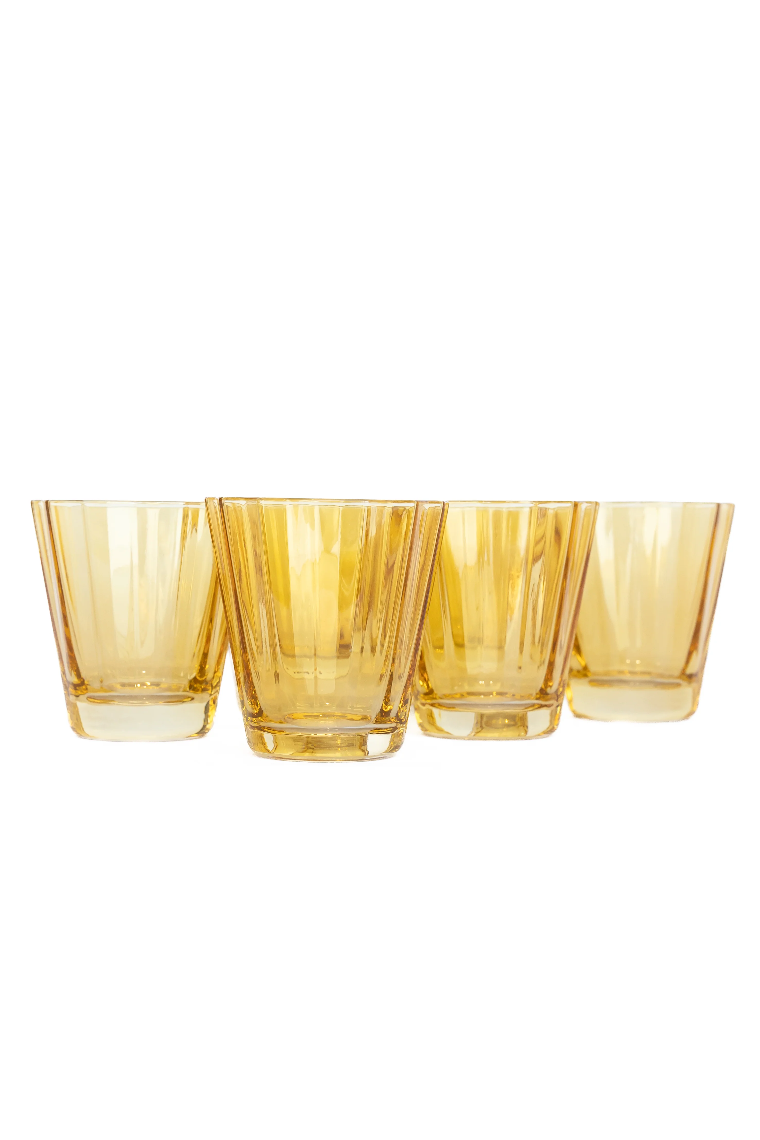 Estelle Colored Sunday Low Balls - Set of 6 {Yellow} - Image 5
