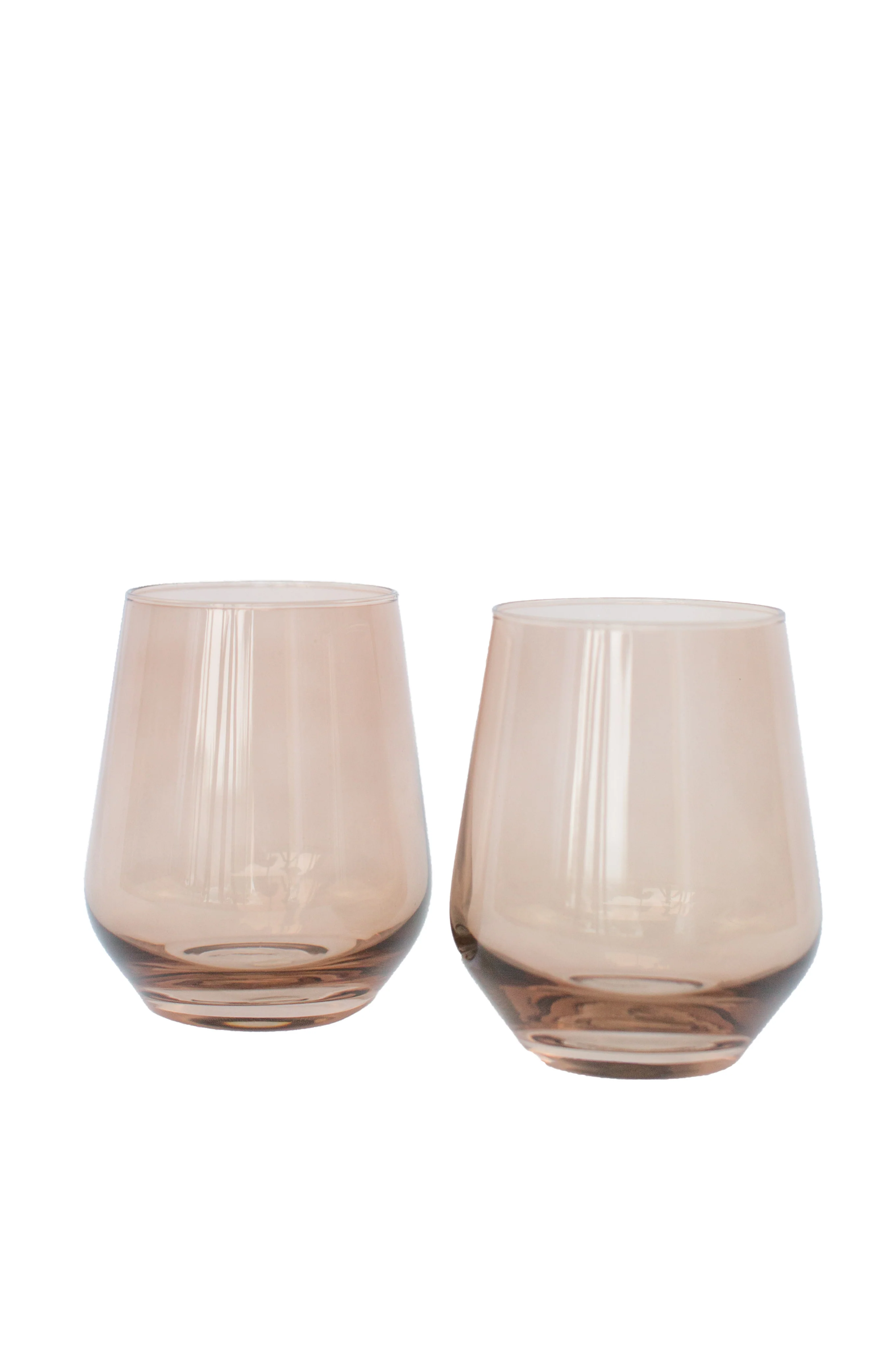 Estelle Colored Wine Stemless - Set of 6 {Mocha Mousse (Our Amber Smoke)} - Image 11