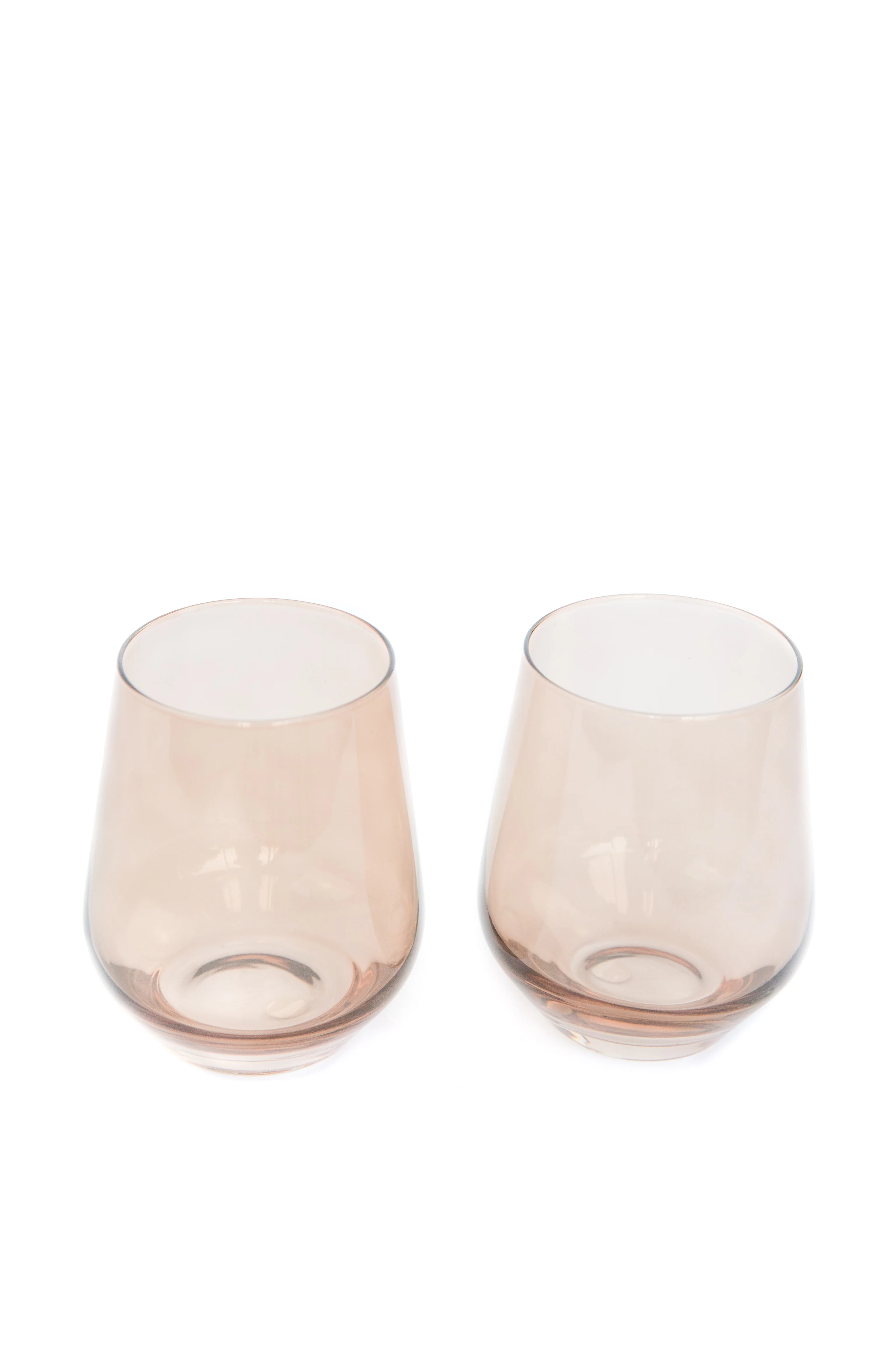 Estelle Colored Wine Stemless - Set of 6 {Mocha Mousse (Our Amber Smoke)} - Image 8