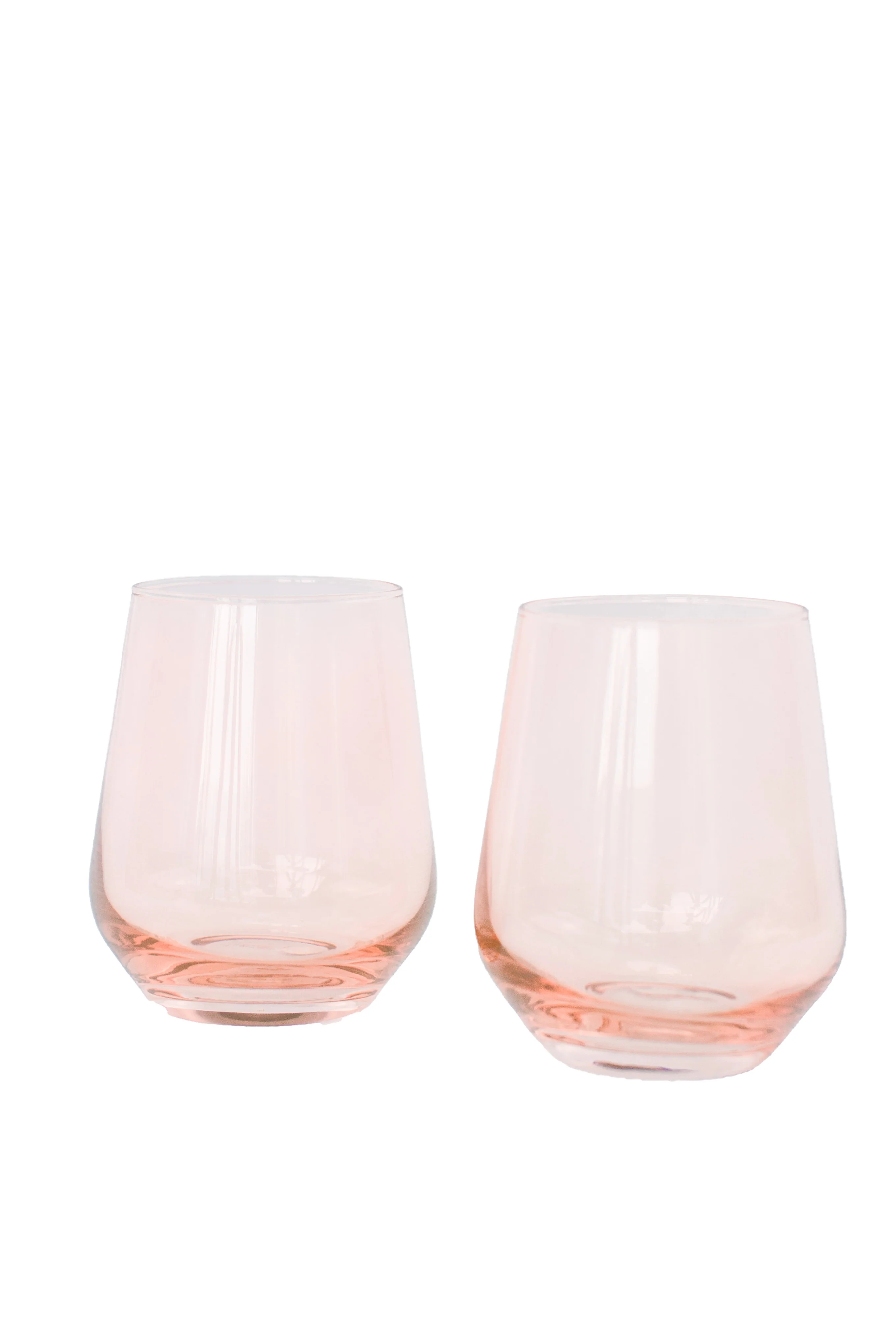 Estelle Colored Wine Stemless - Set of 6 {Blush Pink} - Image 12