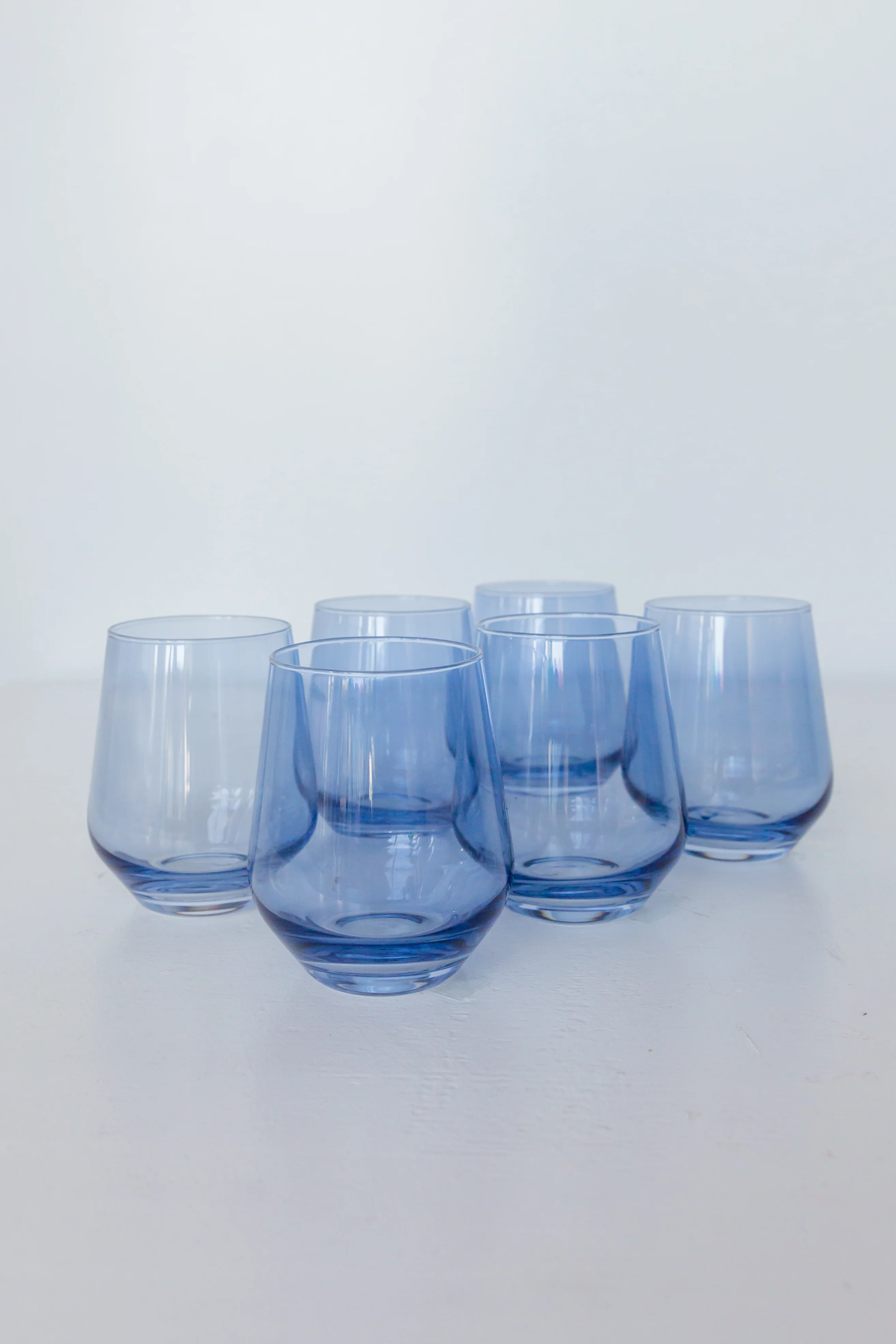 Estelle Colored Wine Stemless - Set of 6 {Cobalt Blue} - Image 5