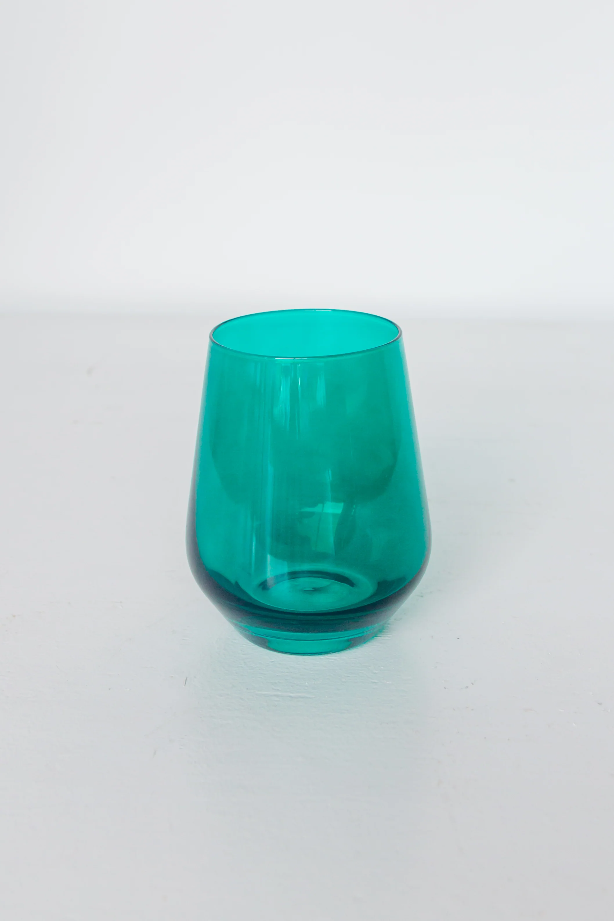 Estelle Colored Wine Stemless - Set of 6 {Emerald Green} - Image 6