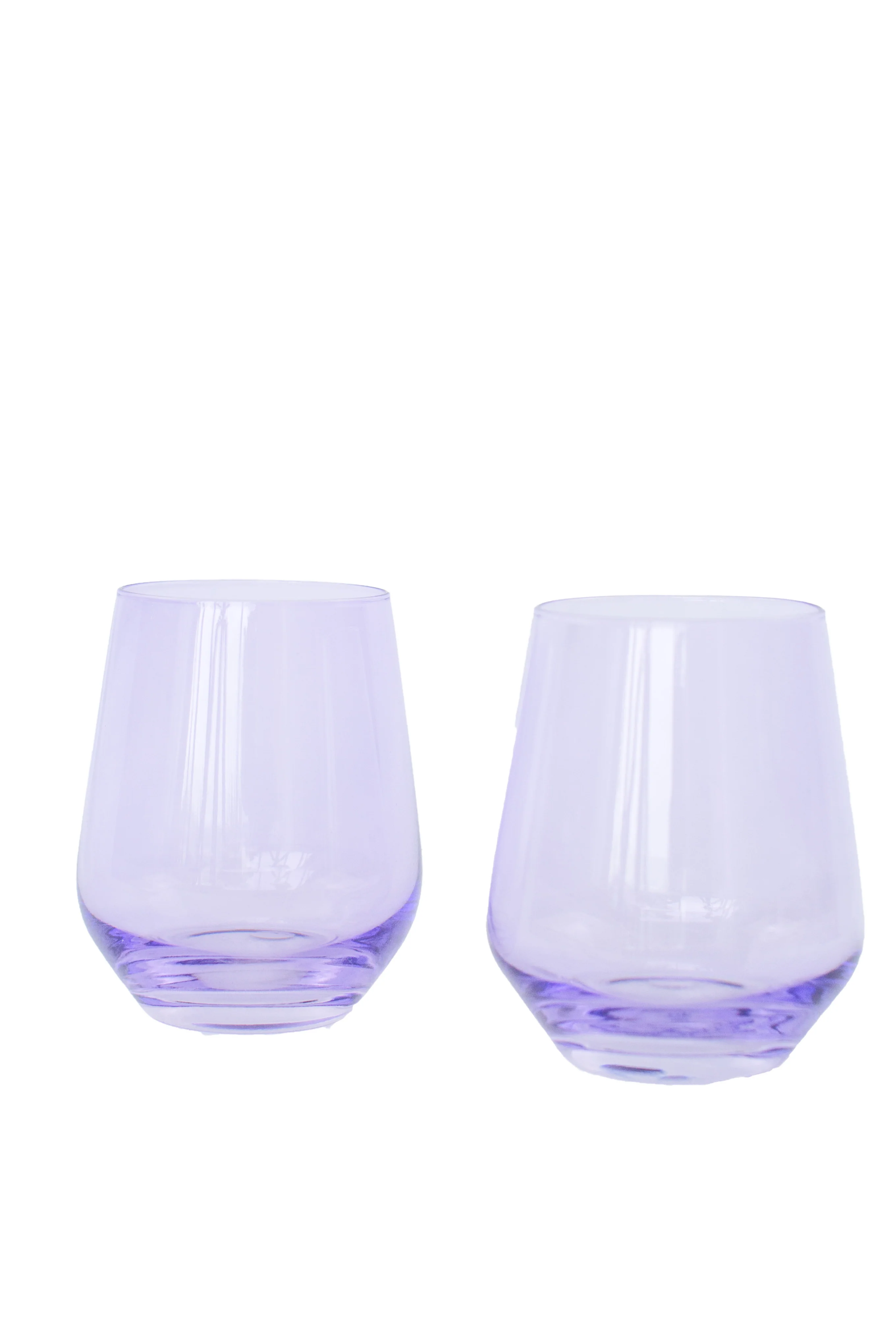 Estelle Colored Wine Stemless - Set of 6 {Lavender} - Image 12