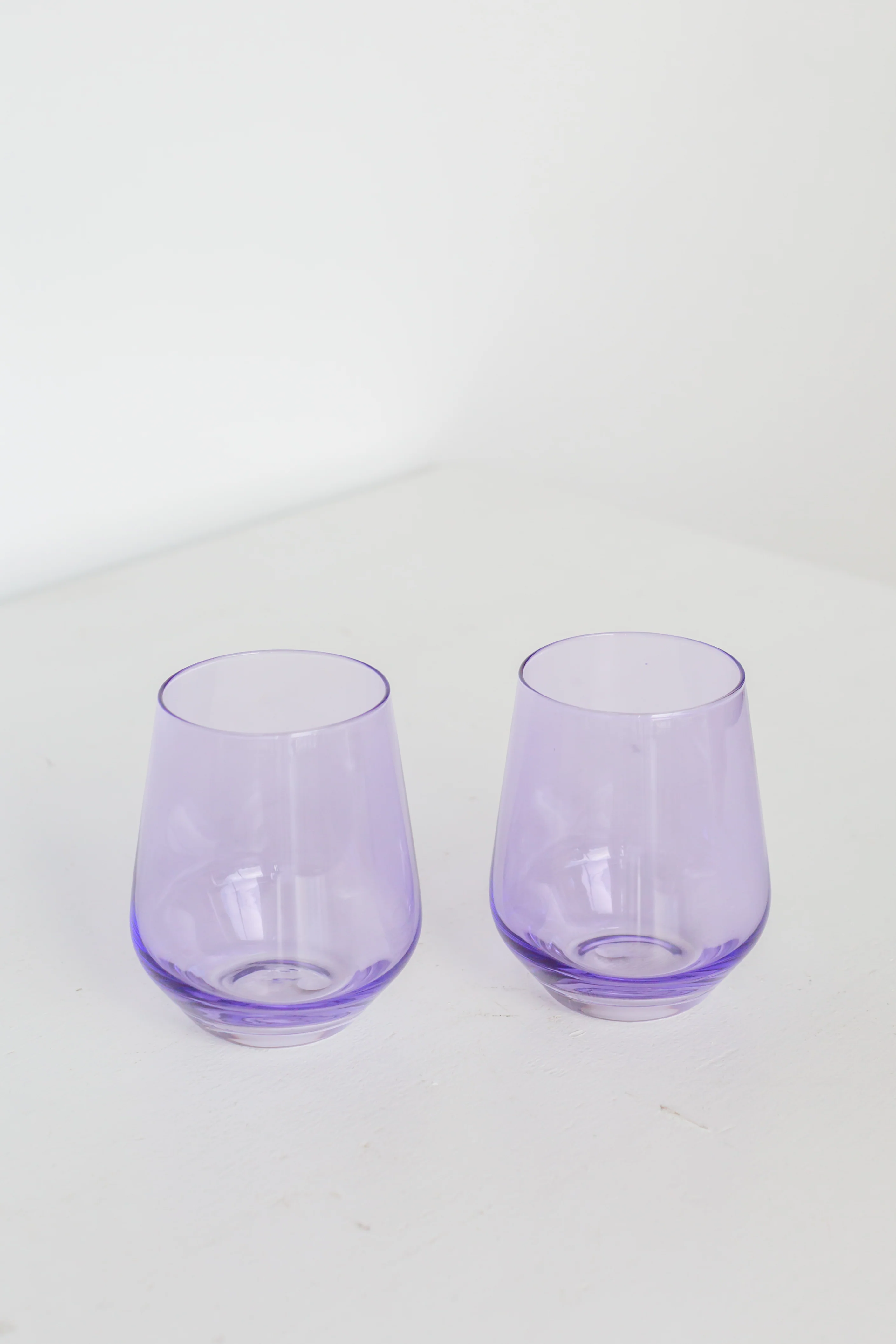 Estelle Colored Wine Stemless - Set of 6 {Lavender} - Image 5