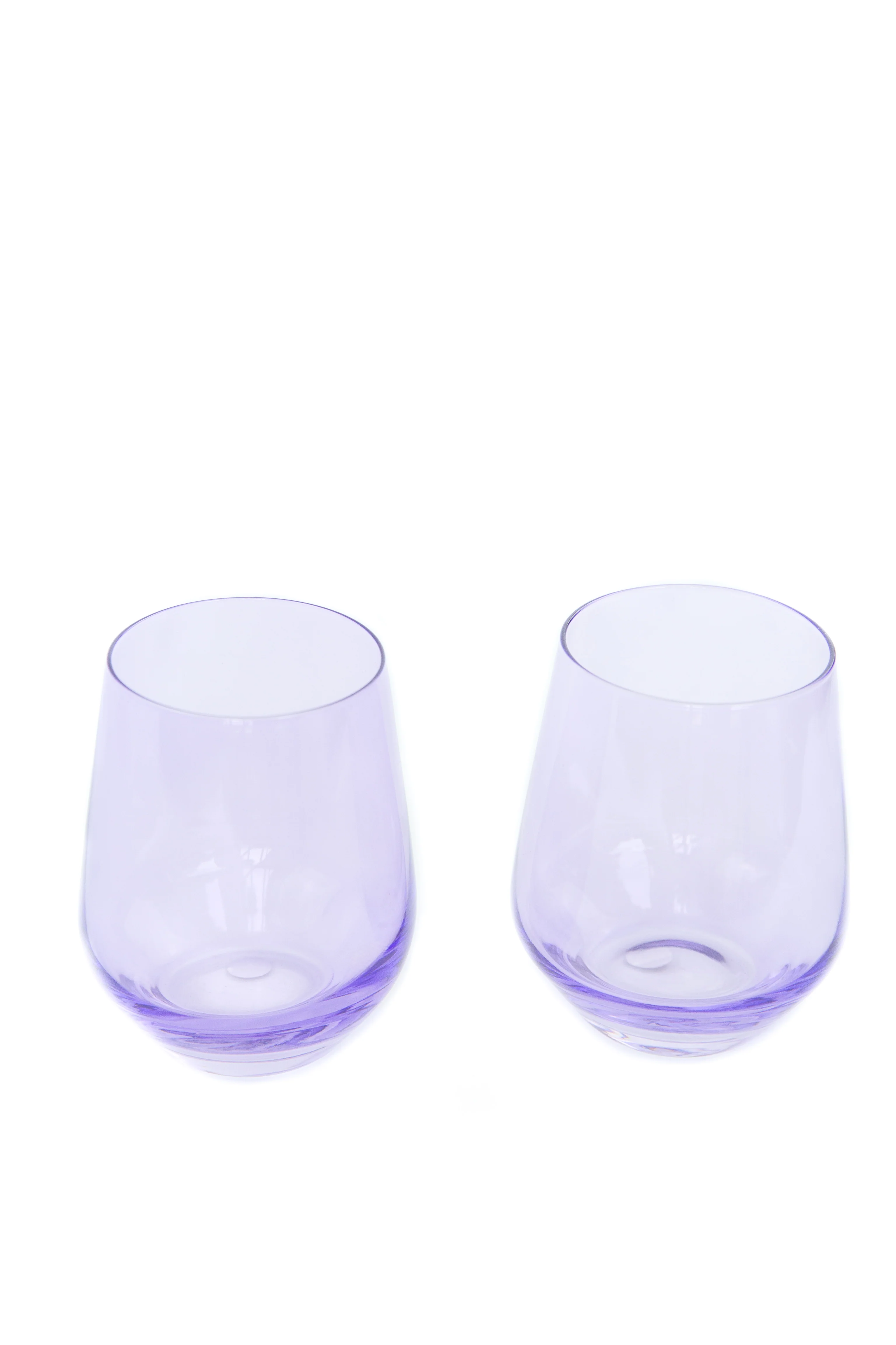 Estelle Colored Wine Stemless - Set of 6 {Lavender} - Image 9