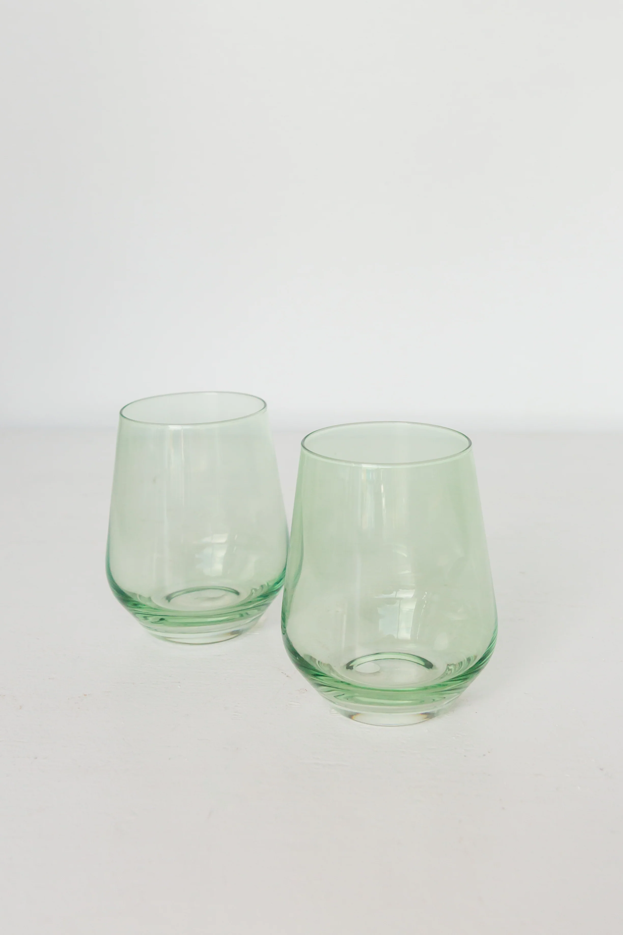 Estelle Colored Wine Stemless - Set of 6 {Mint Green} - Image 6