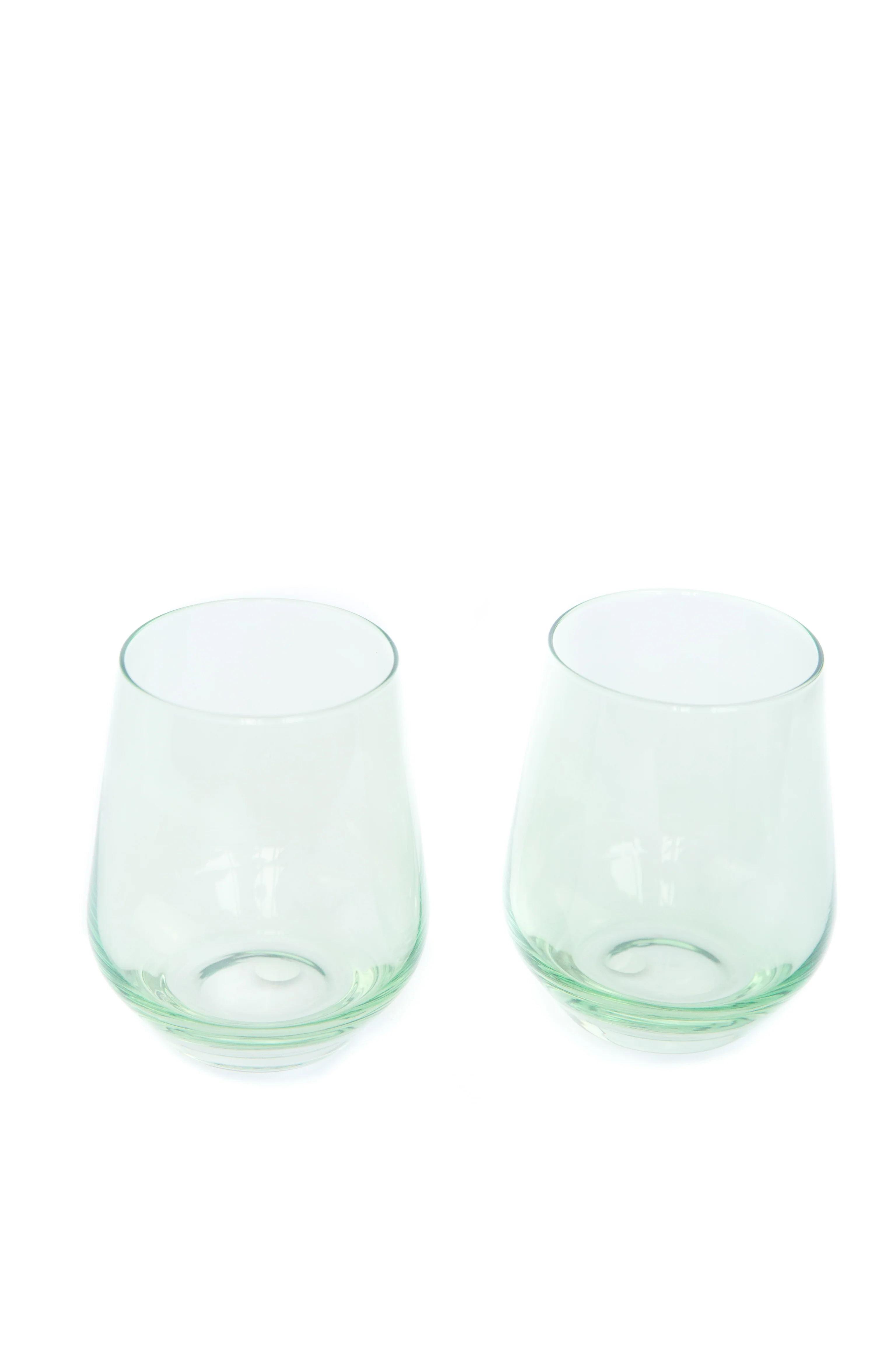 Estelle Colored Wine Stemless - Set of 6 {Mint Green} - Image 9