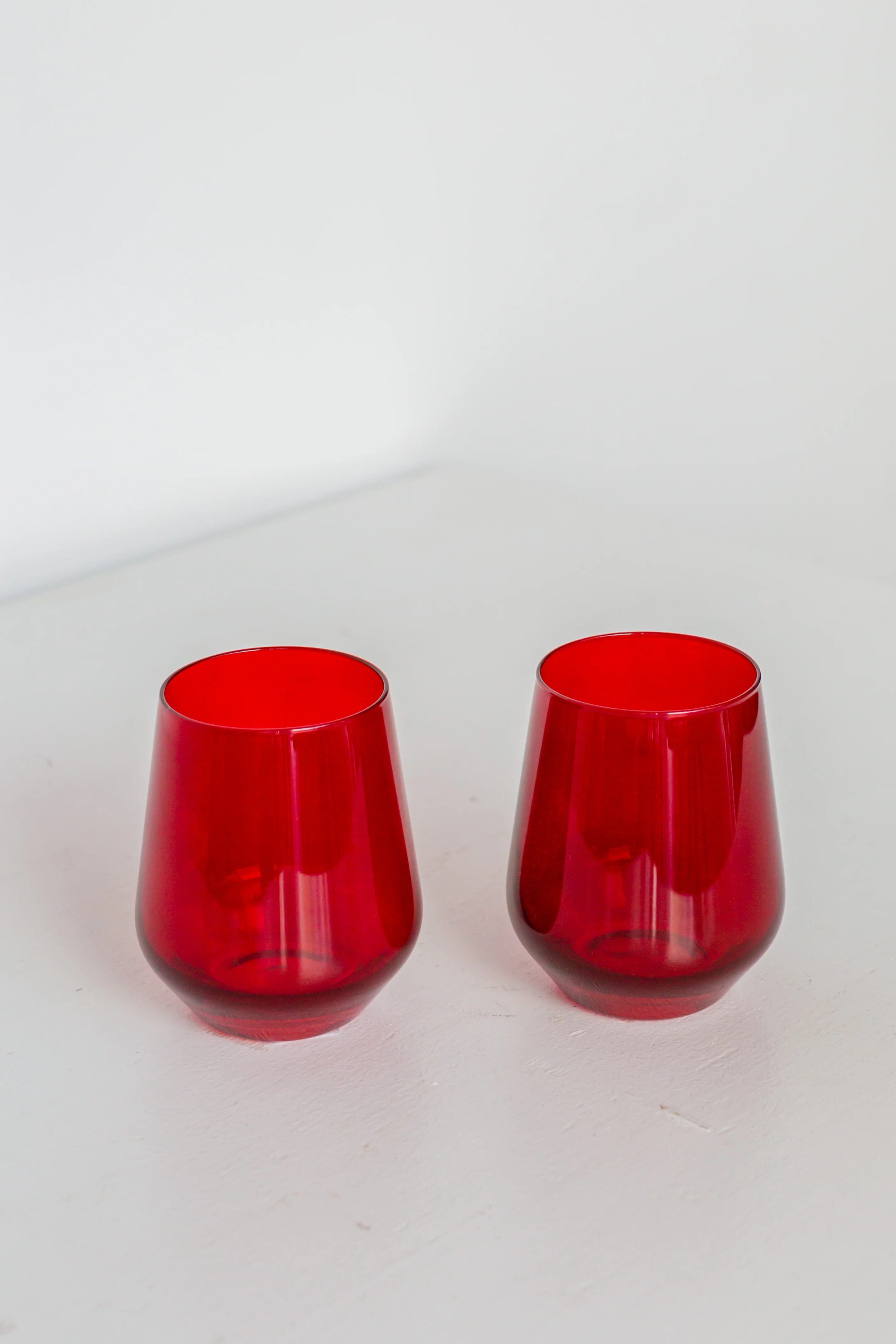 Estelle Colored Wine Stemless - Set of 6 {Red} - Image 3