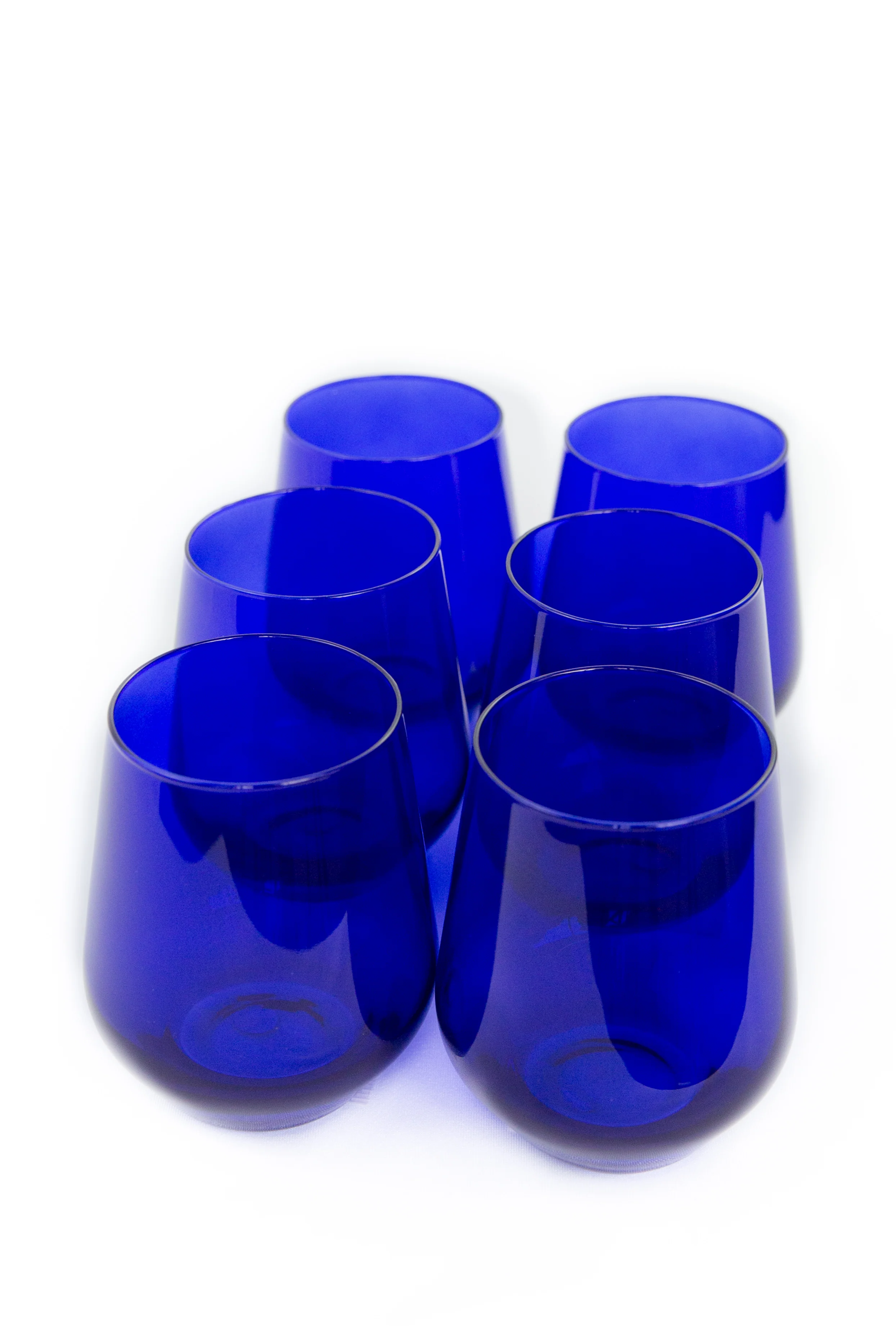 Estelle Colored Wine Stemless - Set of 6 {Royal Blue} - Image 7