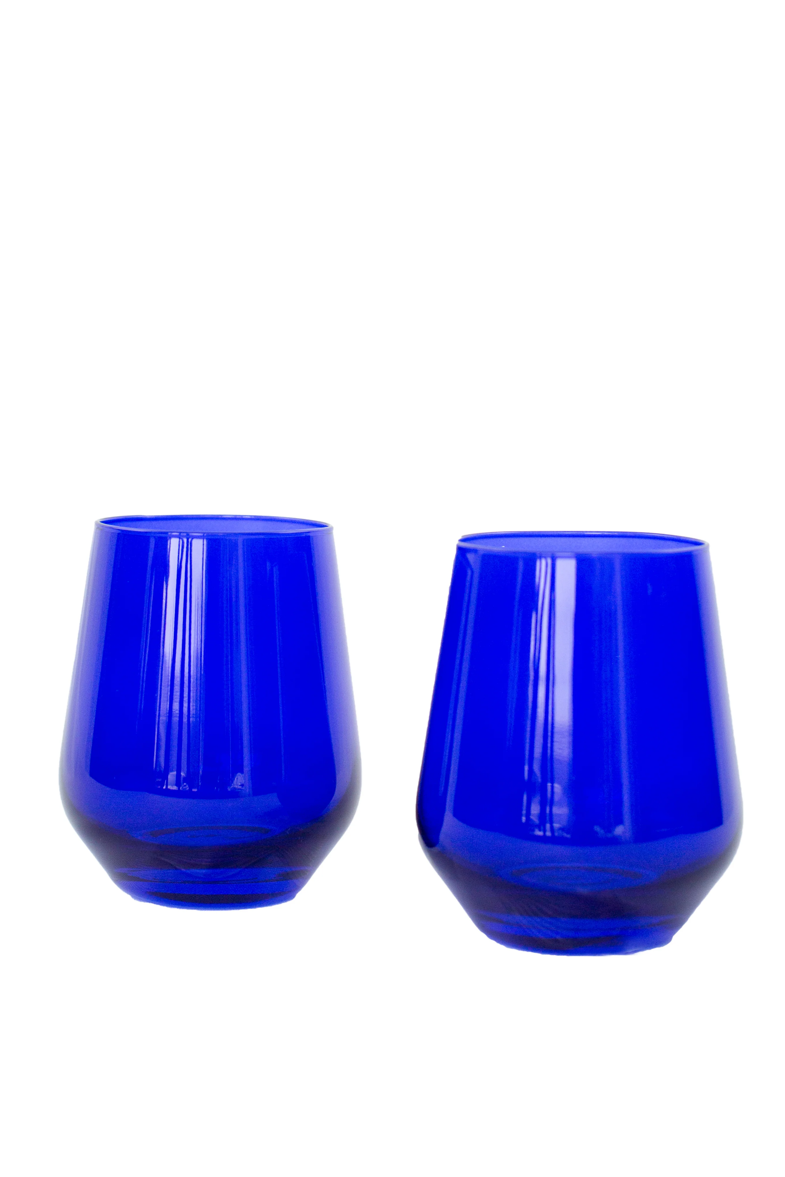 Estelle Colored Wine Stemless - Set of 6 {Royal Blue} - Image 9