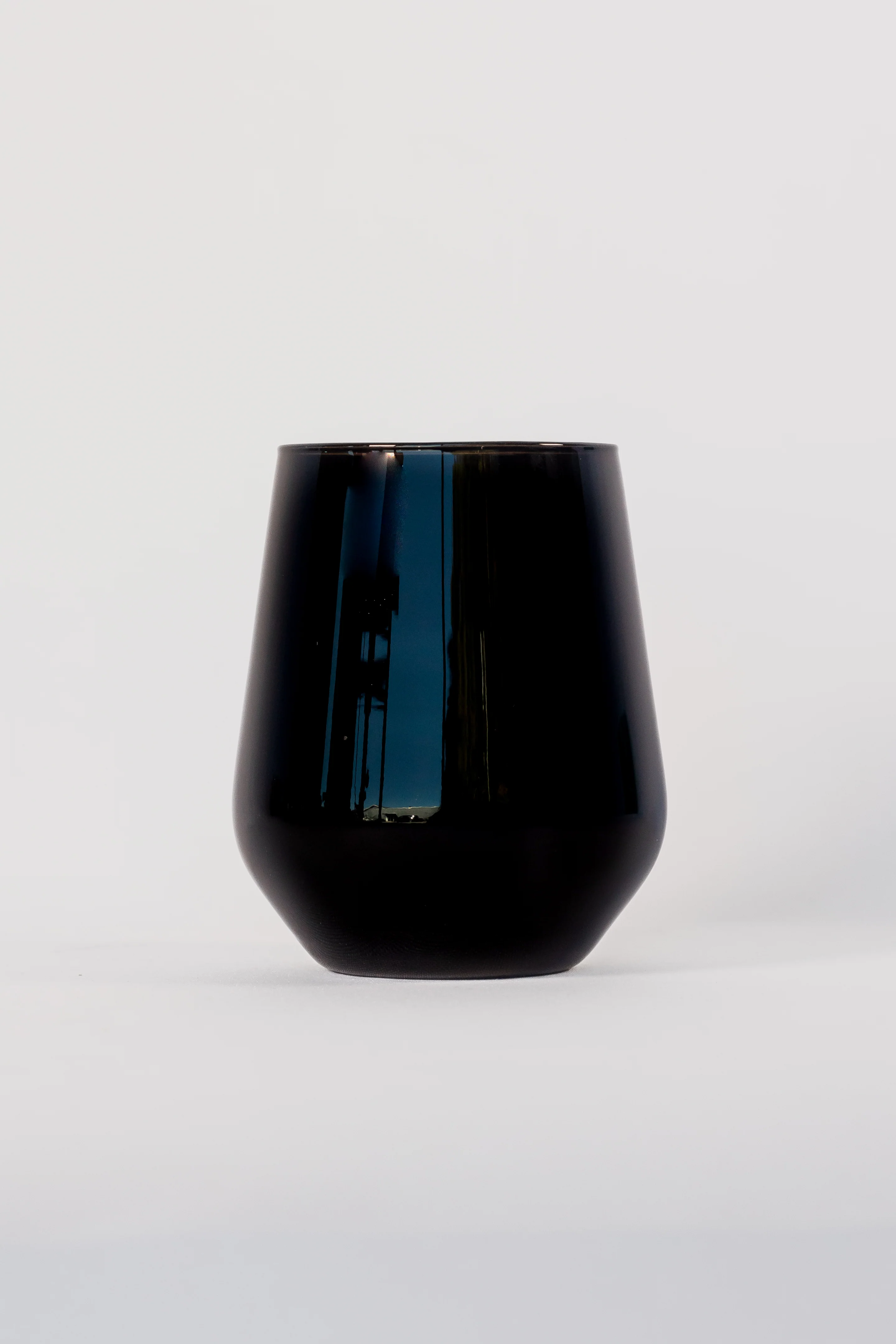 Estelle Colored Wine Stemless - Set of 2 {Black} - Image 3