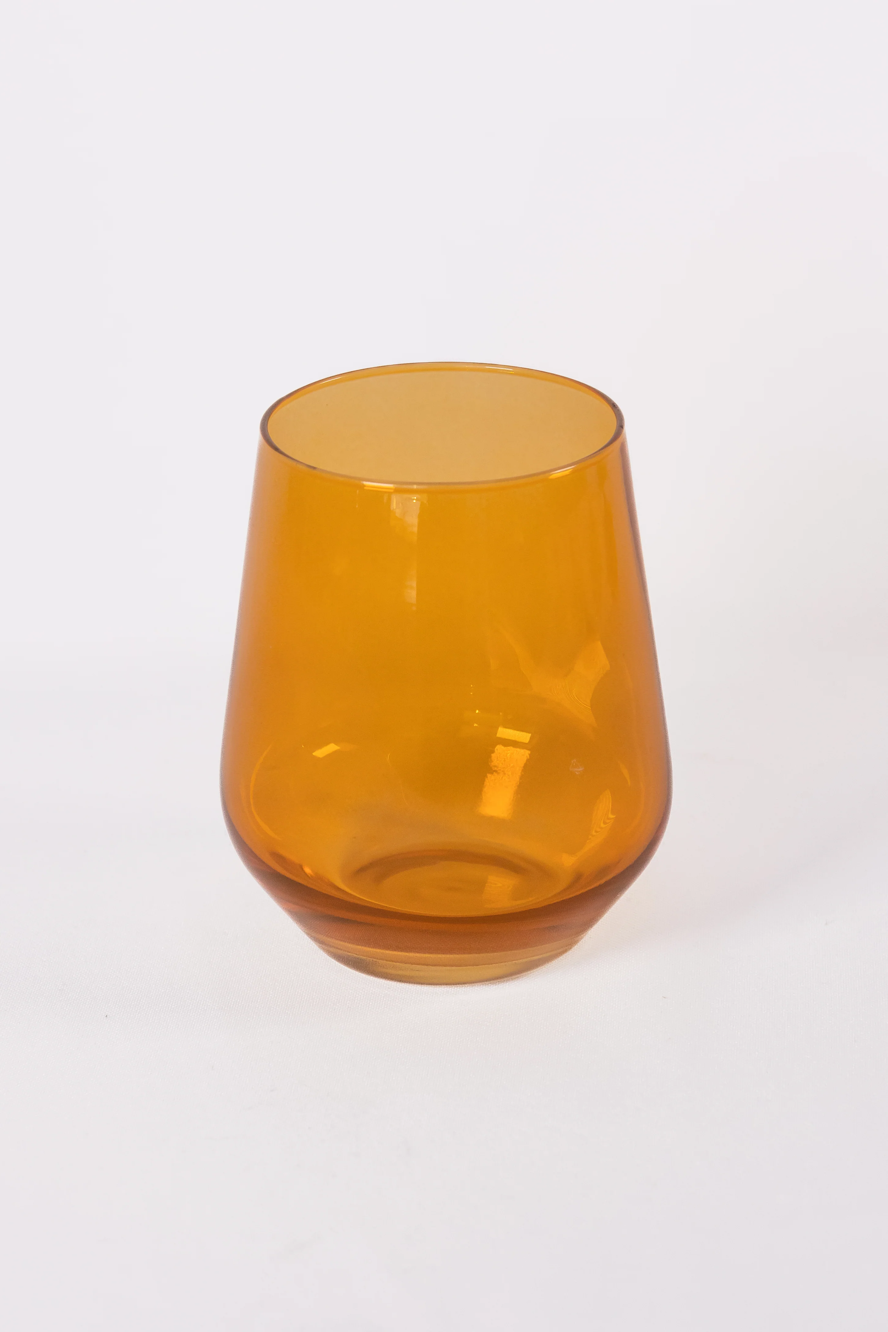 Estelle Colored Wine Stemless - Set of 2 {Butterscotch} - Image 3