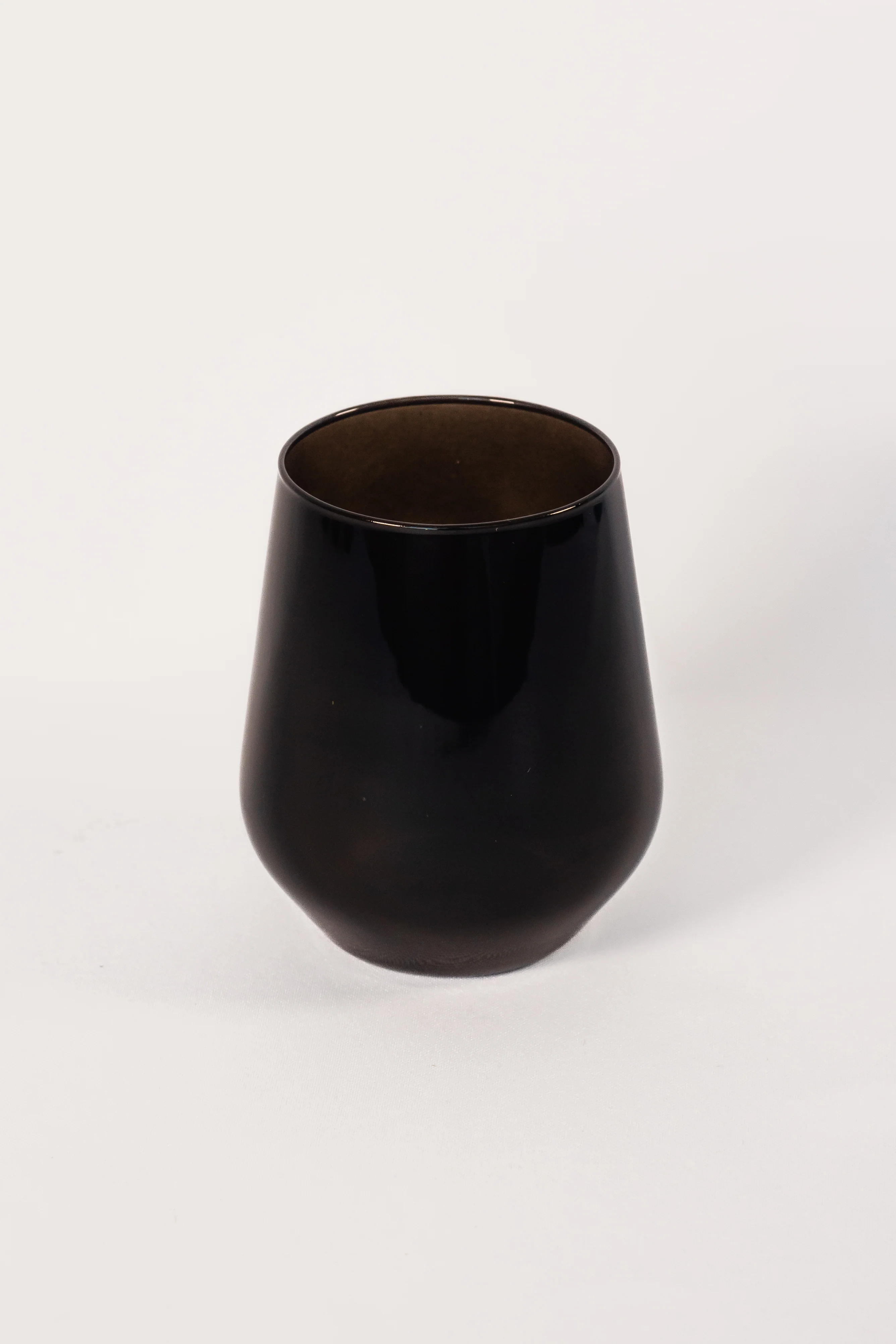 Estelle Colored Wine Stemless - Set of 6 {Black} - Image 4