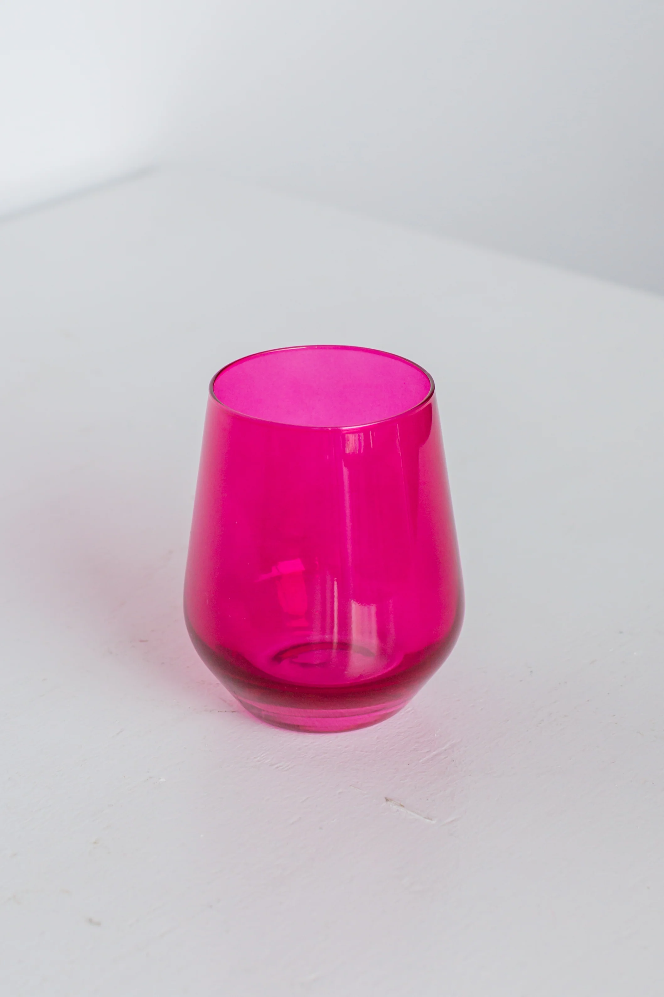 Estelle Colored Wine Stemless - Set of 2 {Viva Magenta (Our Fuchsia)} - Image 4