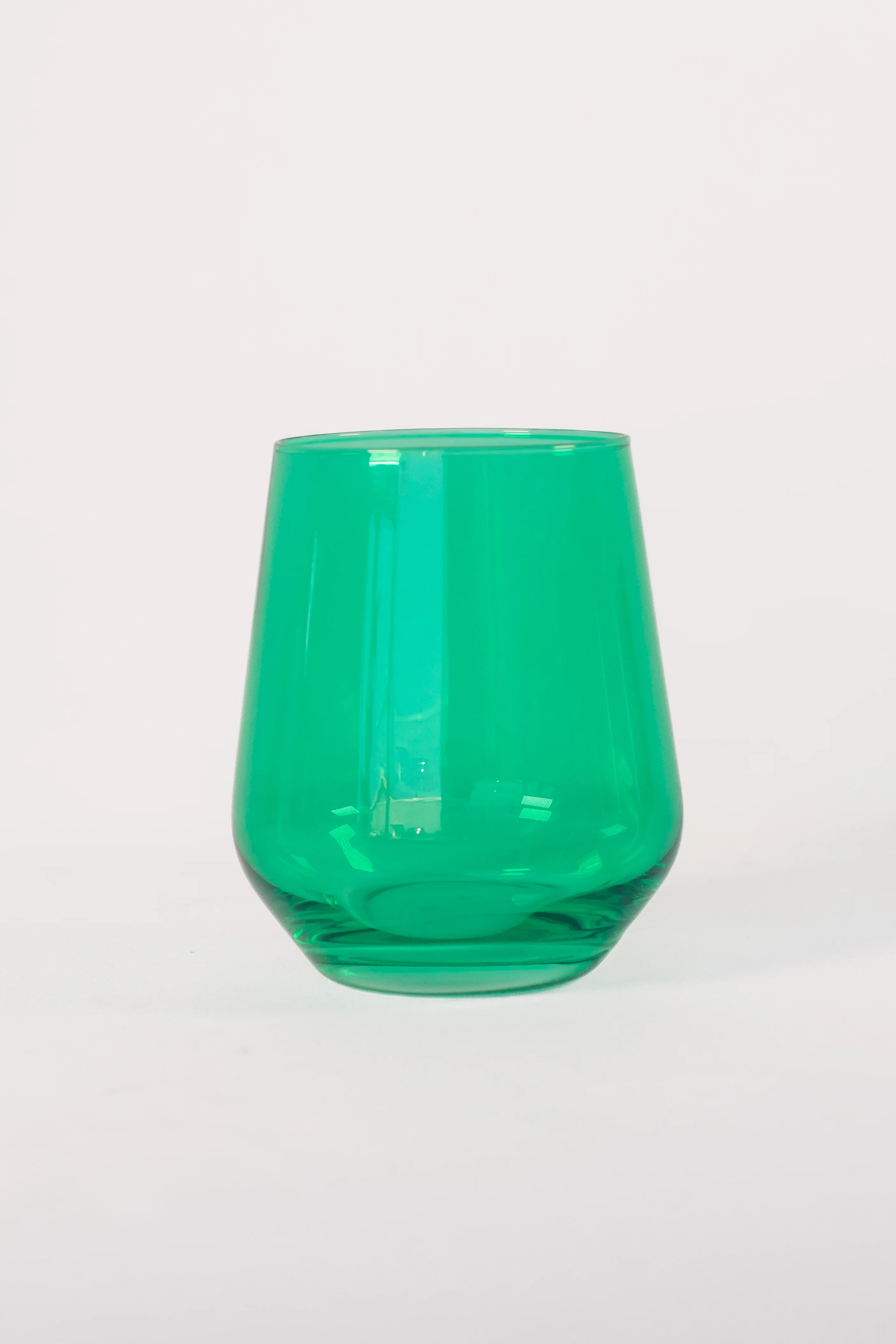 Estelle Colored Wine Stemless - Set of 6 {Kelly Green} - Image 3