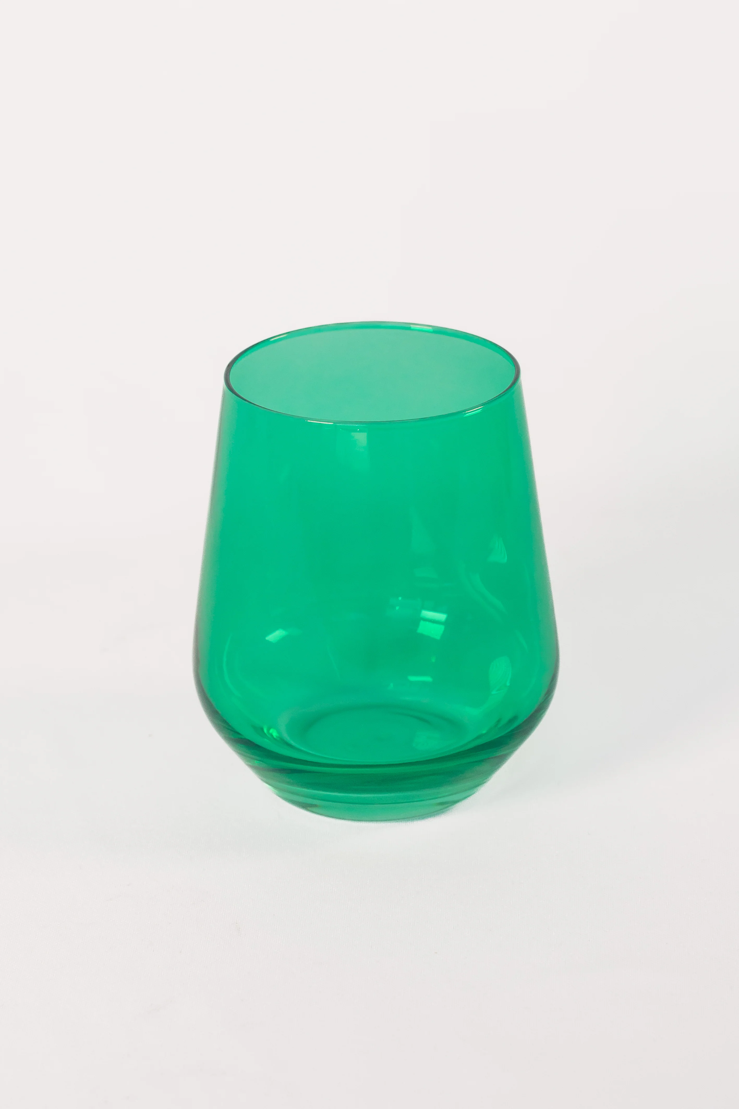 Estelle Colored Wine Stemless - Set of 6 {Kelly Green} - Image 4