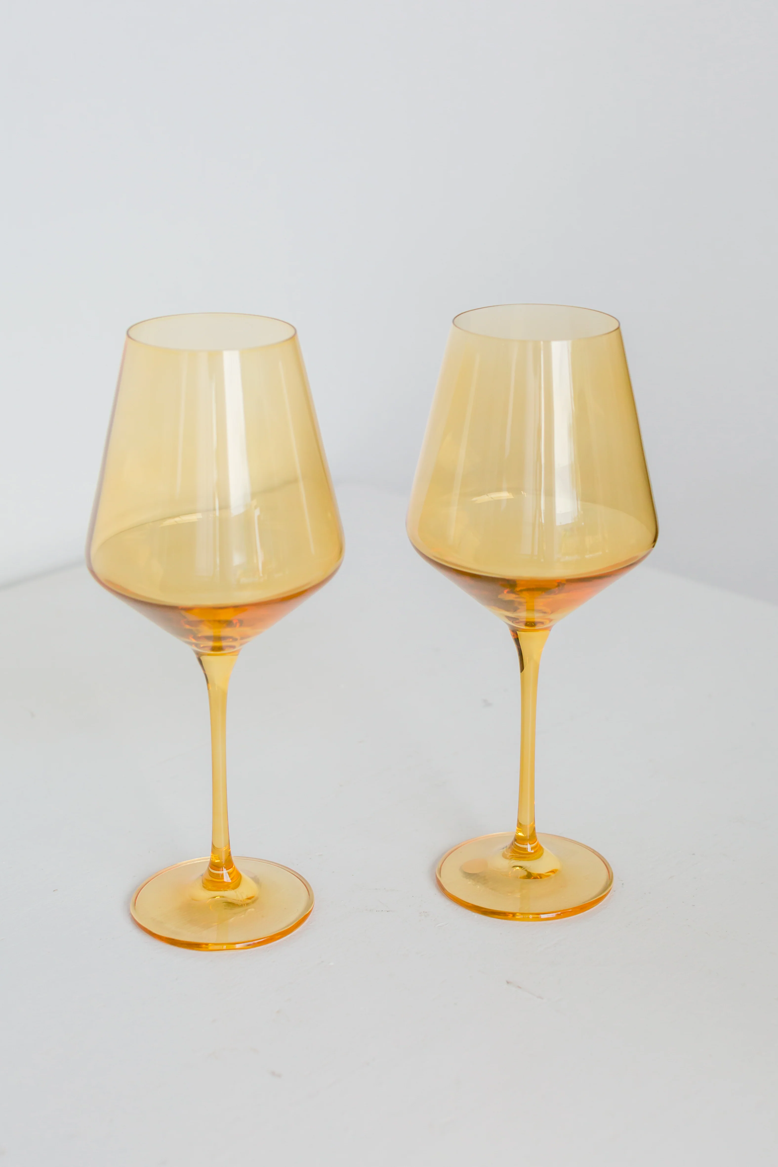 Estelle Colored Wine Stemware - Set of 6 {Yellow} - Image 3