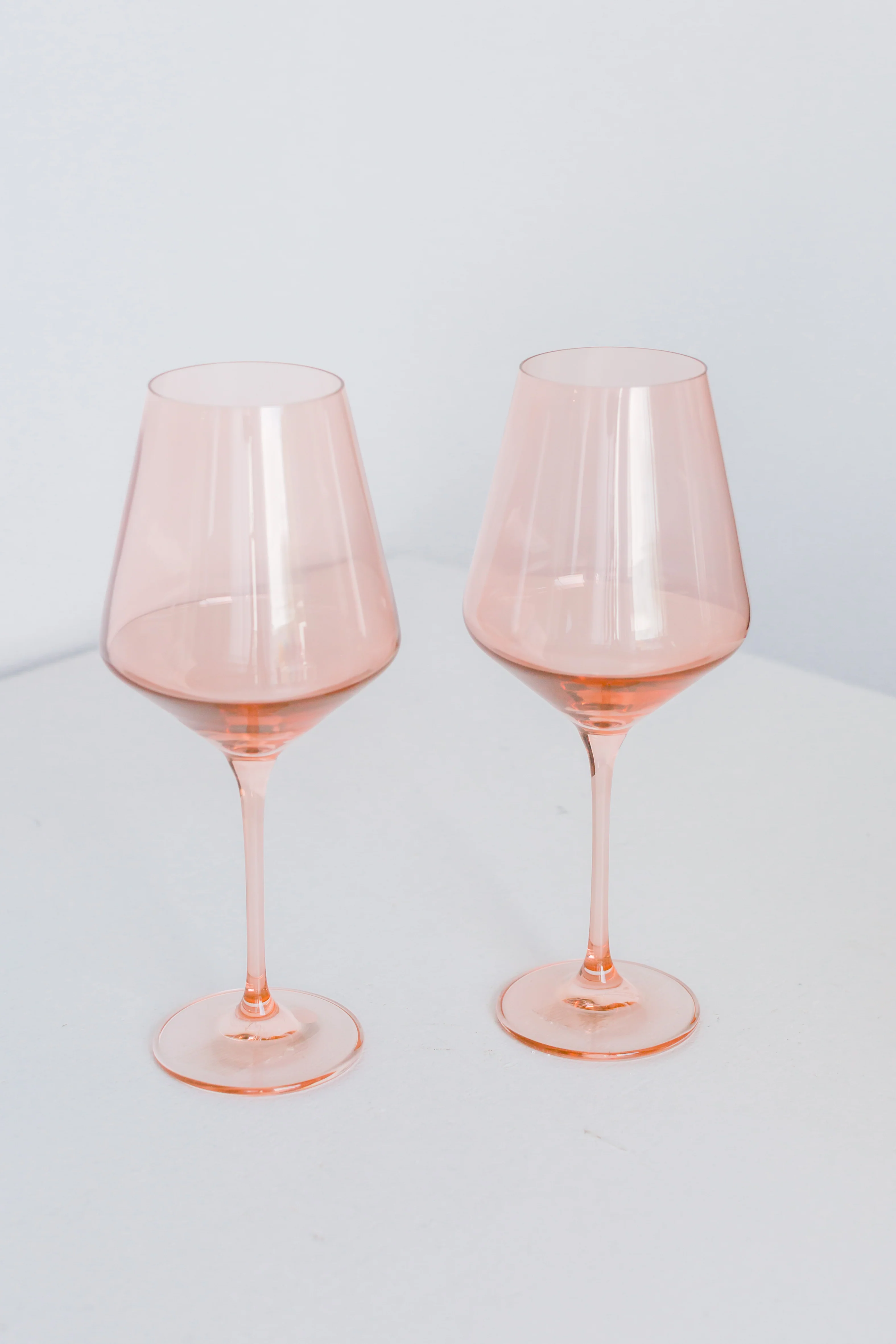Estelle Colored Wine Stemware - Set of 6 {Blush Pink} - Image 3