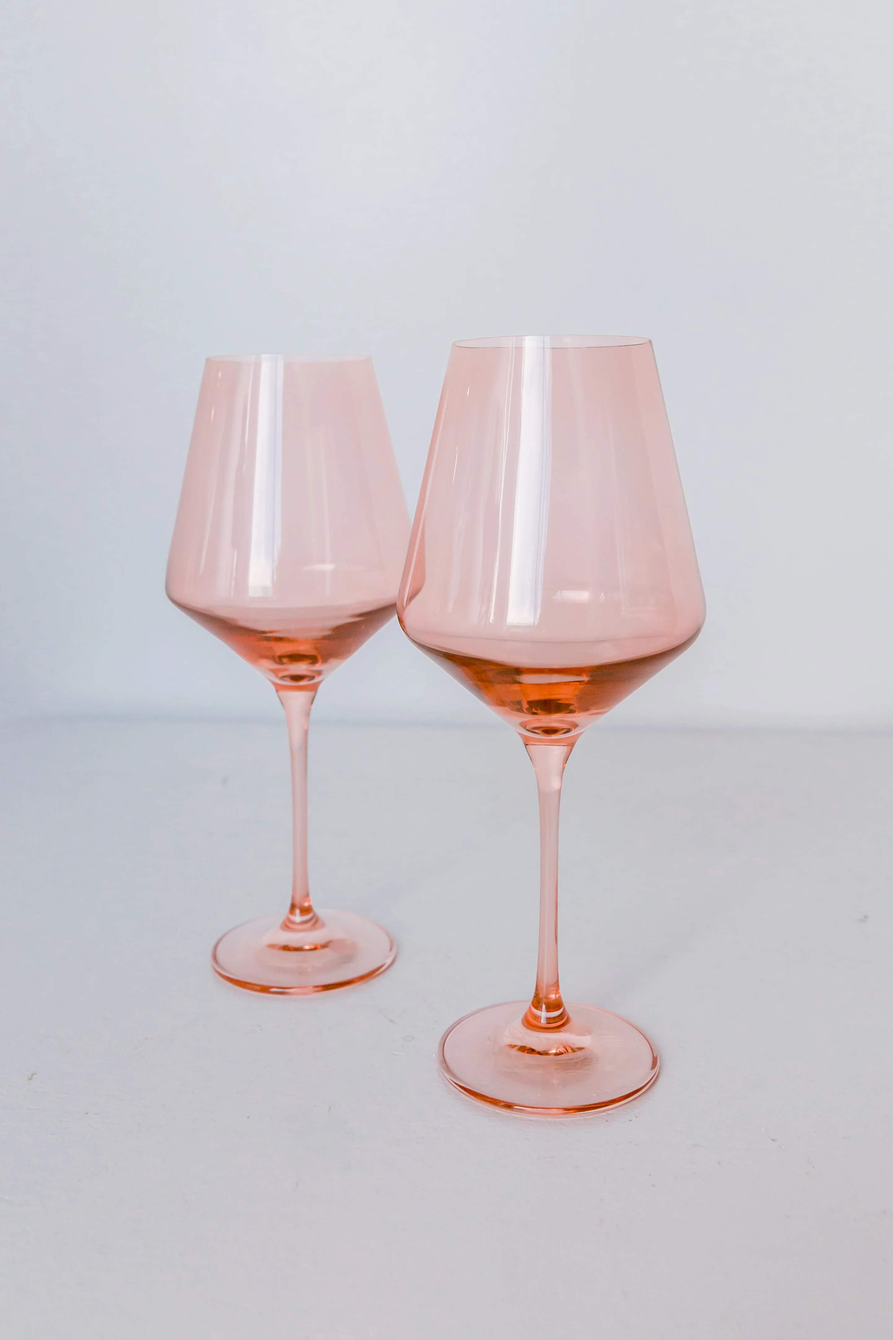Estelle Colored Wine Stemware - Set of 6 {Blush Pink} - Image 5