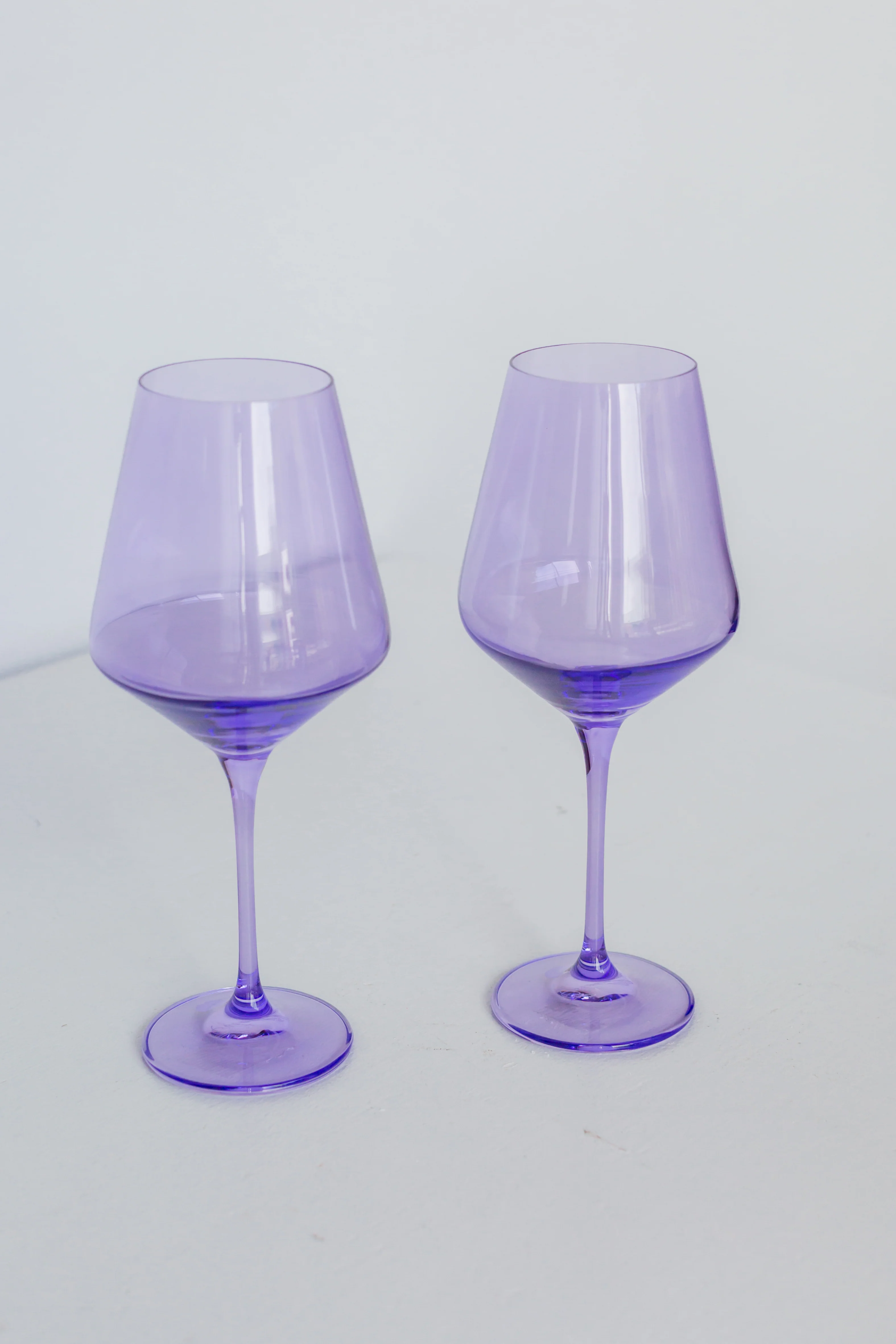 Estelle Colored Wine Stemware - Set of 6 {Lavender} - Image 4