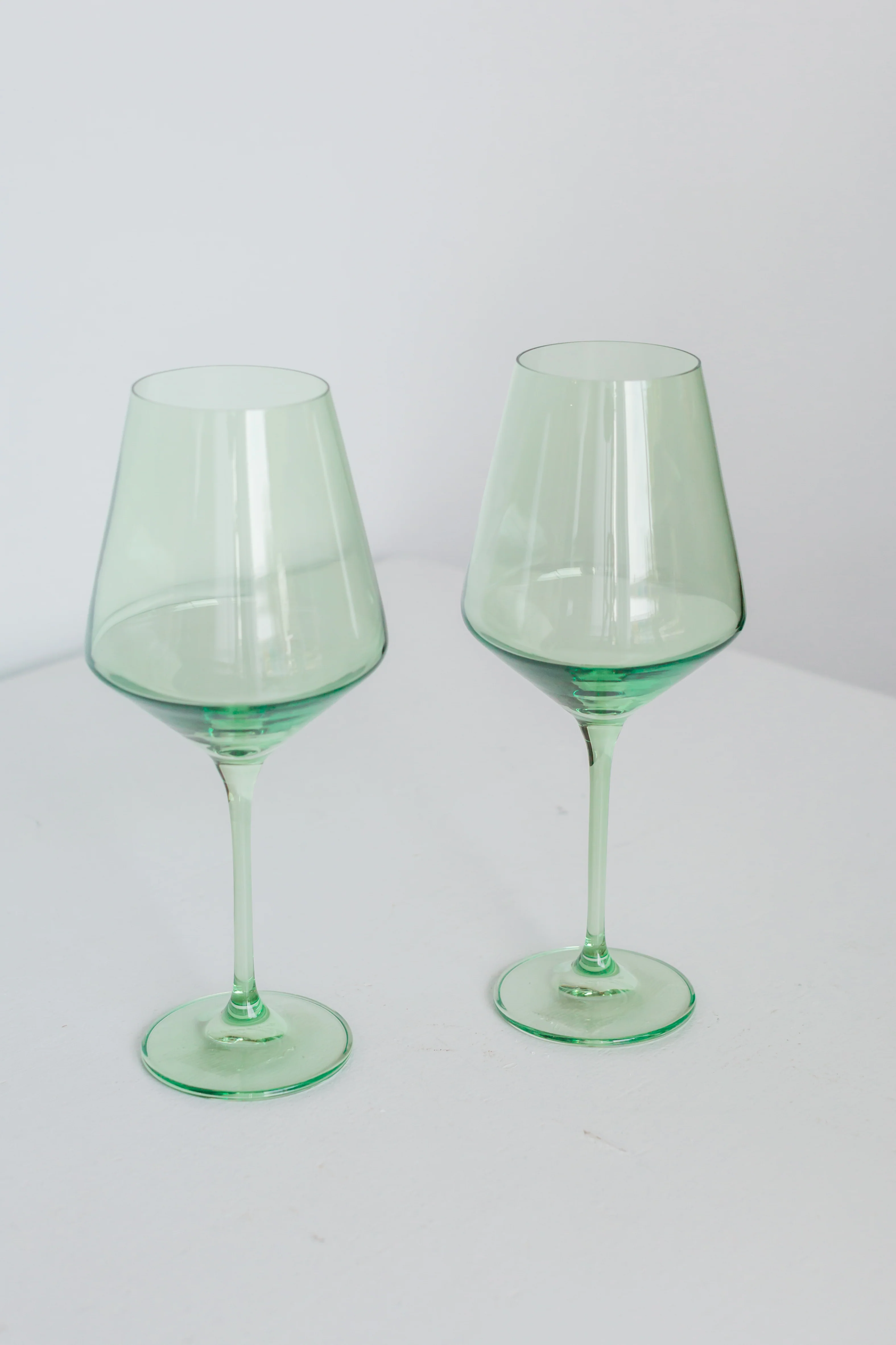Estelle Colored Wine Stemware - Set of 6 {Mint Green} - Image 3