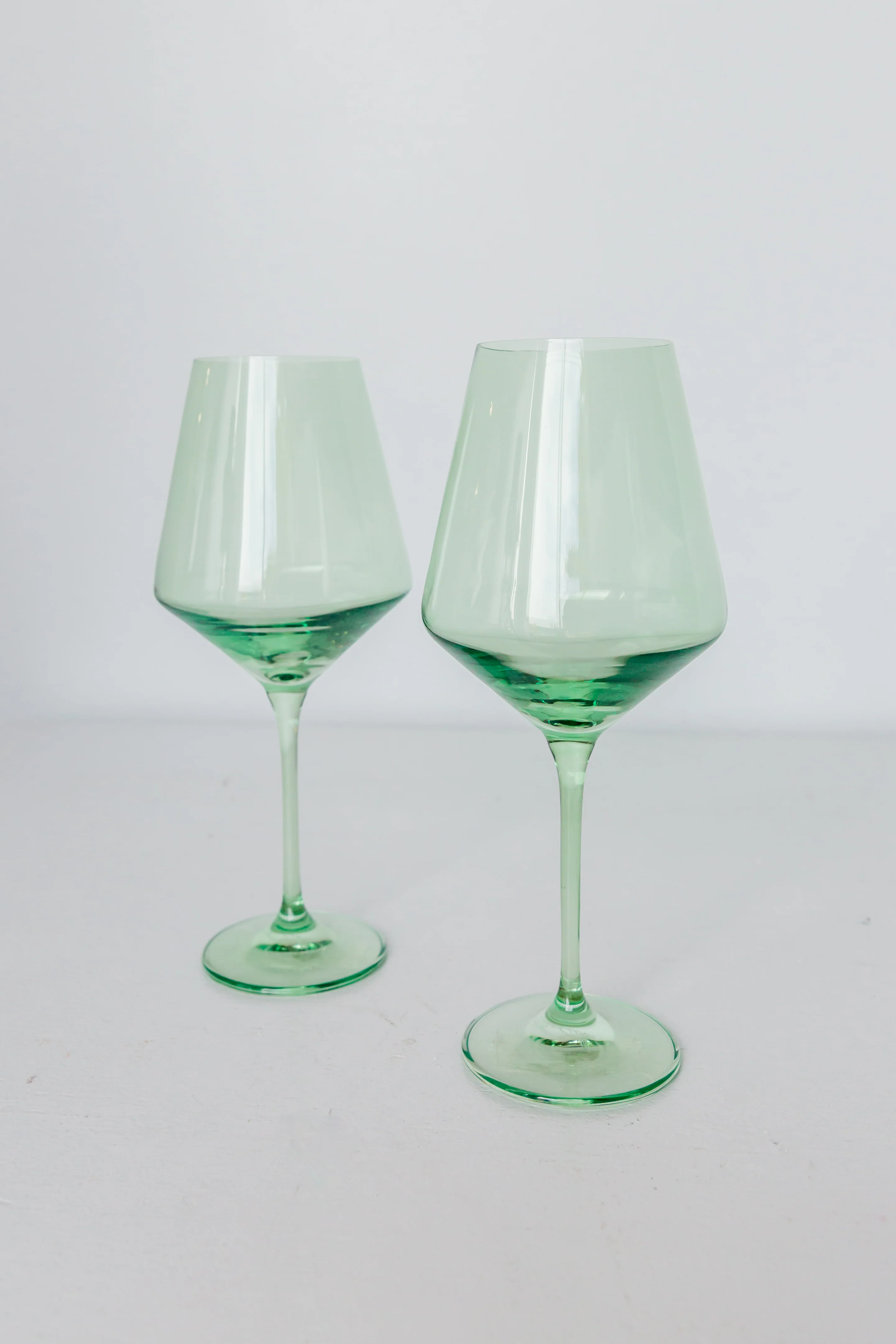 Estelle Colored Wine Stemware - Set of 6 {Mint Green} - Image 5