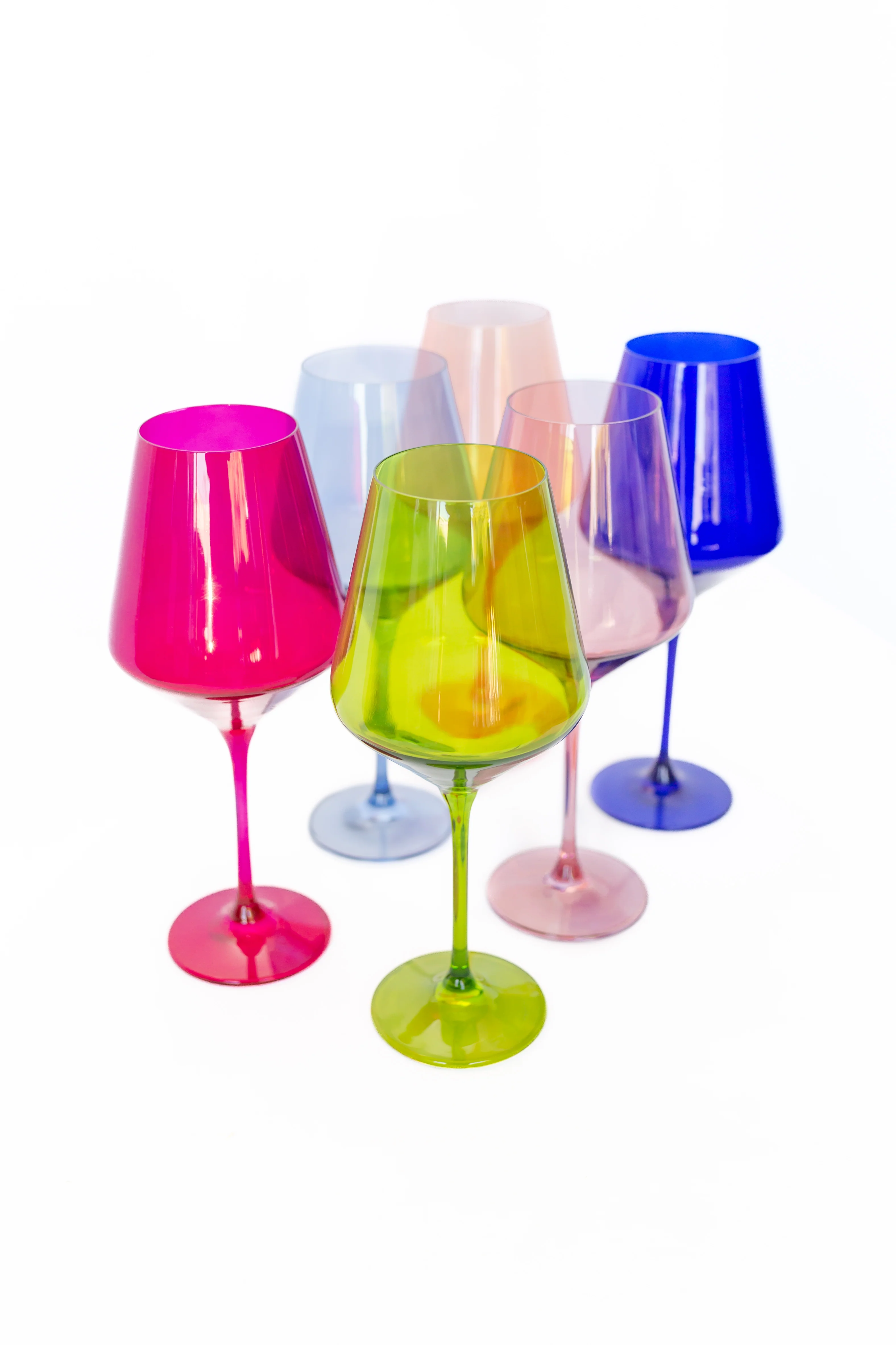 Estelle Colored Wine Stemware - Set of 6 {Mixed Set} - Image 3