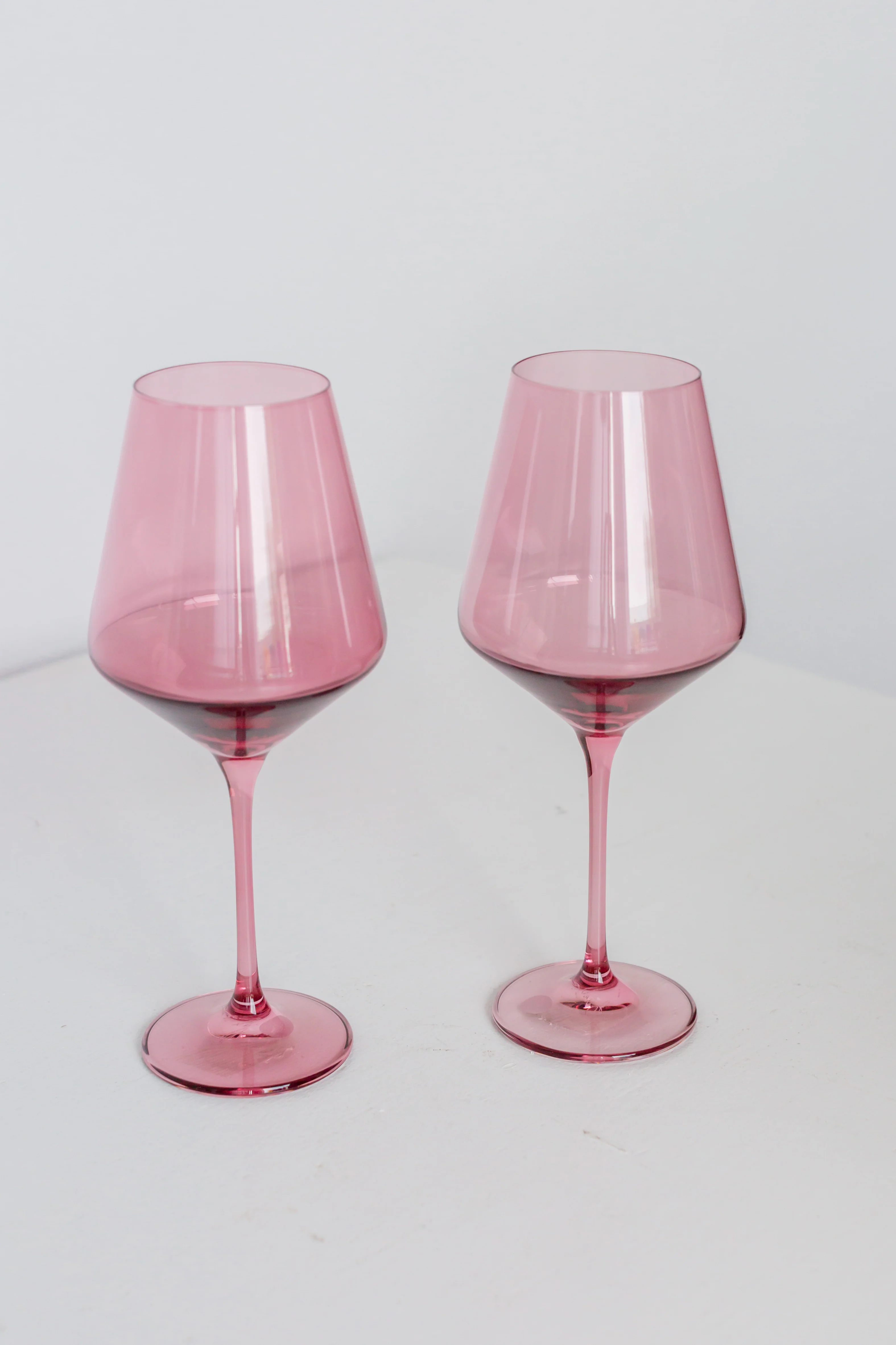 Estelle Colored Wine Stemware - Set of 6 {Rose} - Image 3