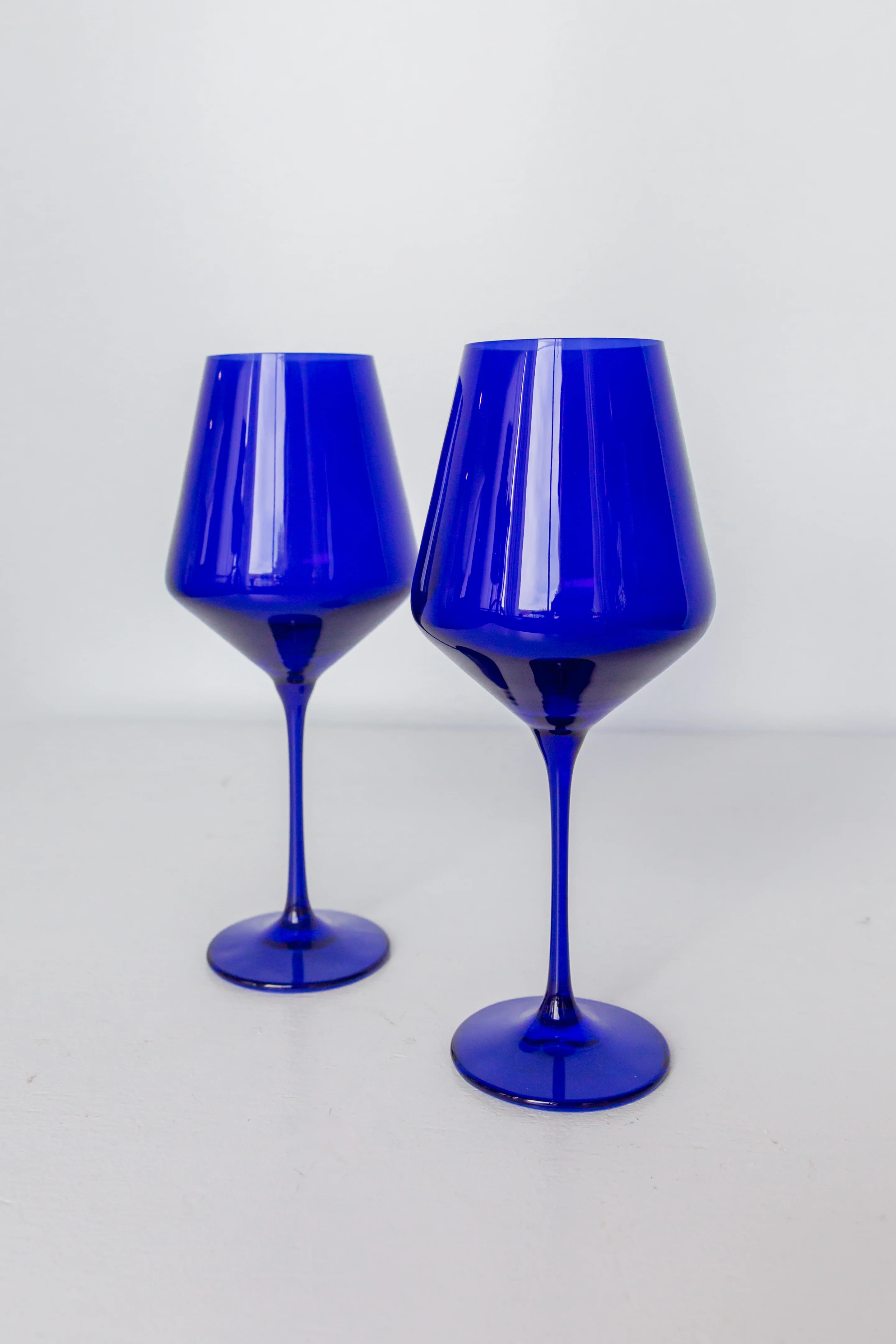 Estelle Colored Wine Stemware - Set of 6 {Royal Blue} - Image 3