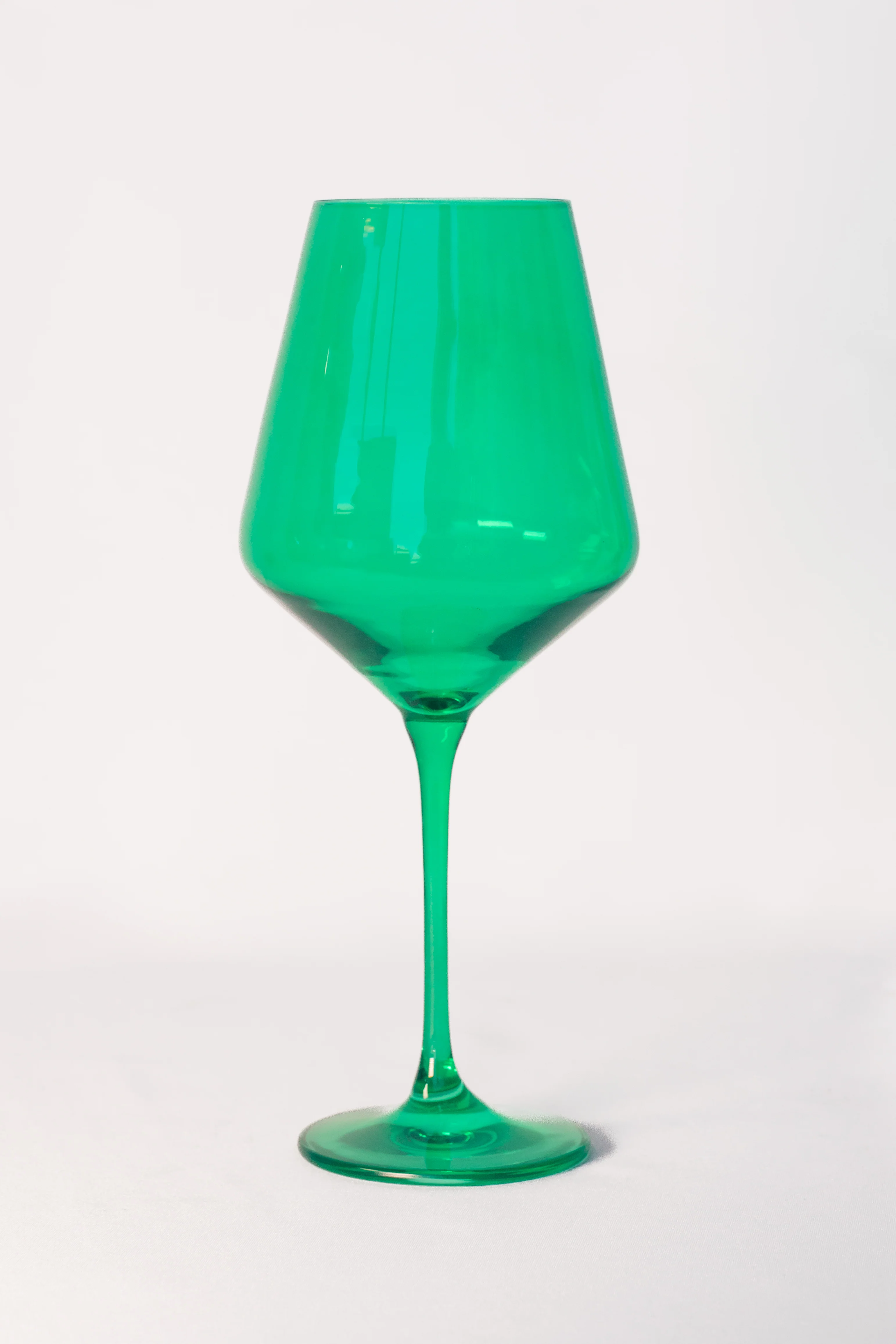 Estelle Colored Wine Stemware - Set of 2 {Kelly Green} - Image 3