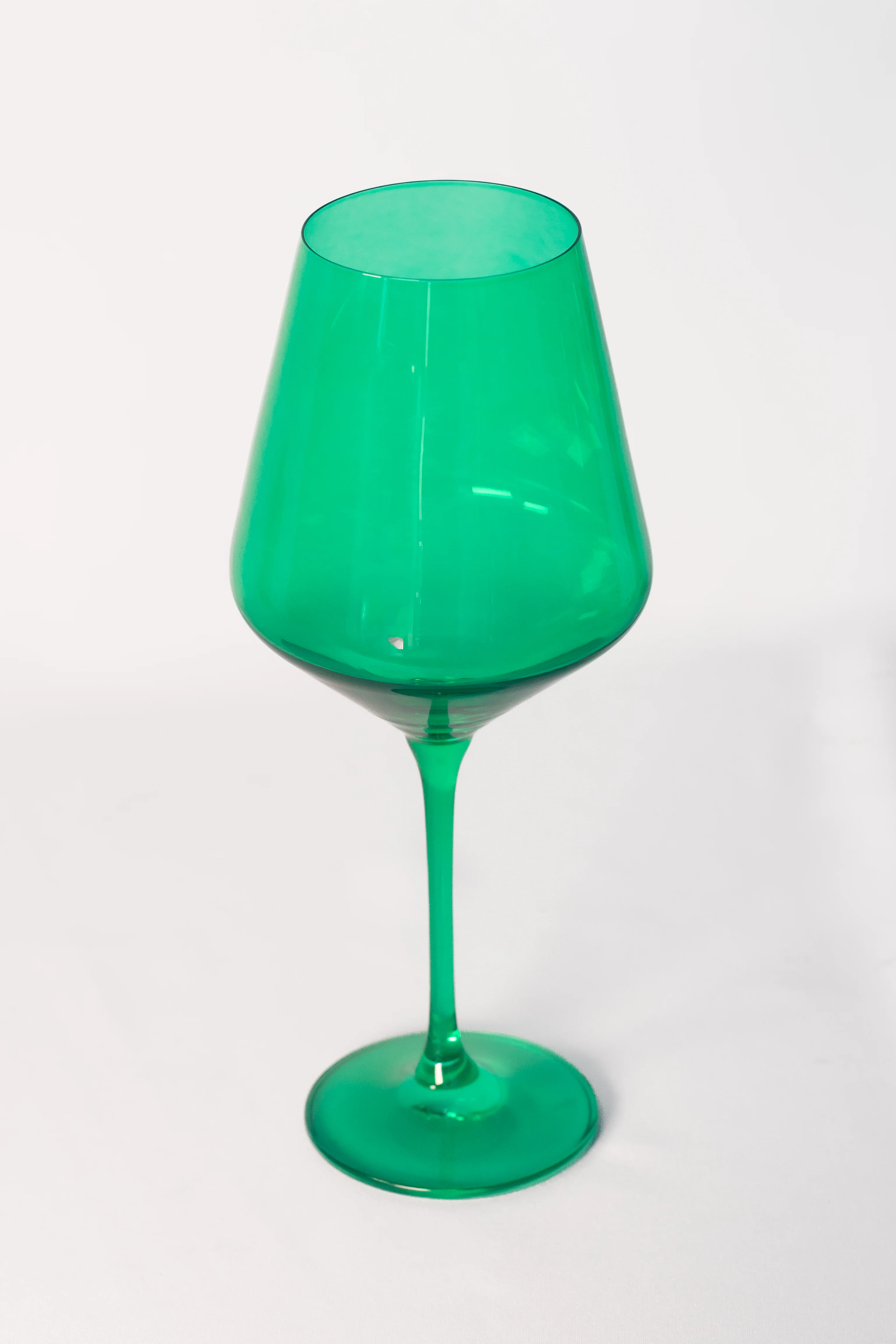 Estelle Colored Wine Stemware - Set of 6 {Kelly Green} - Image 3