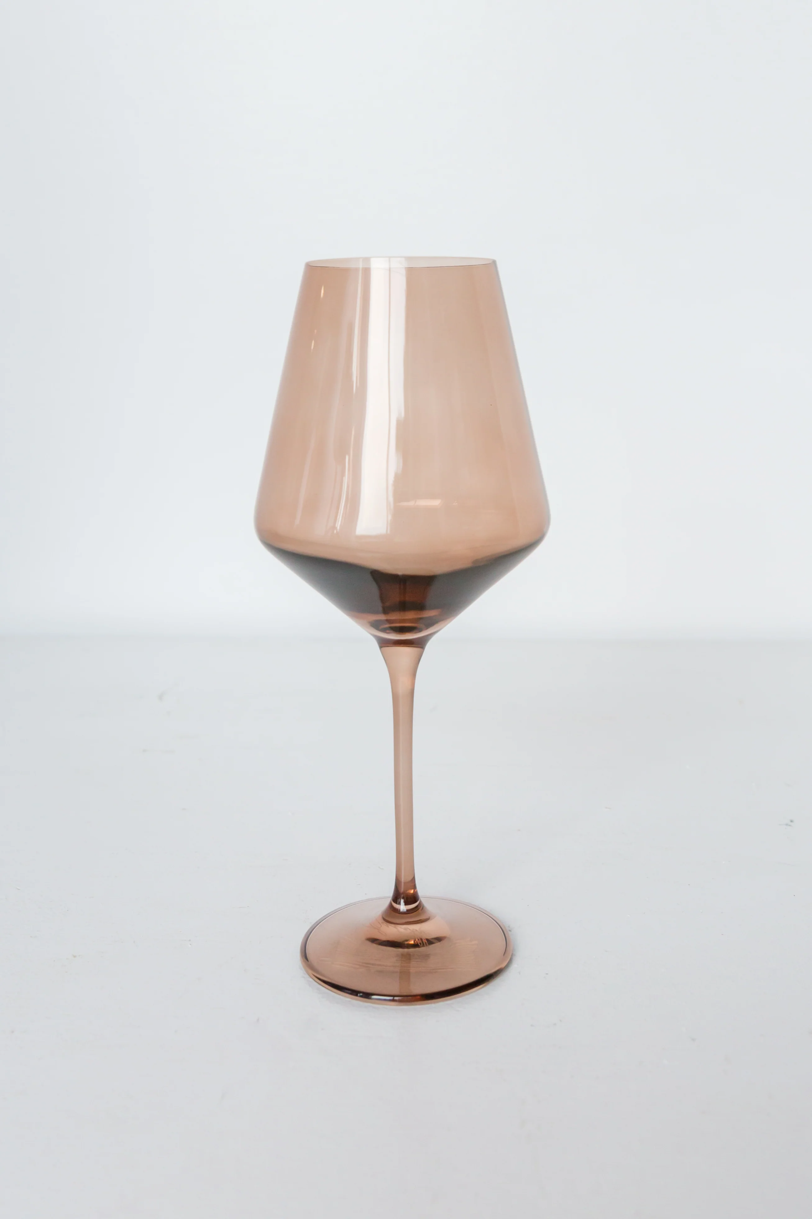 Estelle Colored Wine Stemware - Set of 6 {Mocha Mousse (Our Amber Smoke)} - Image 3