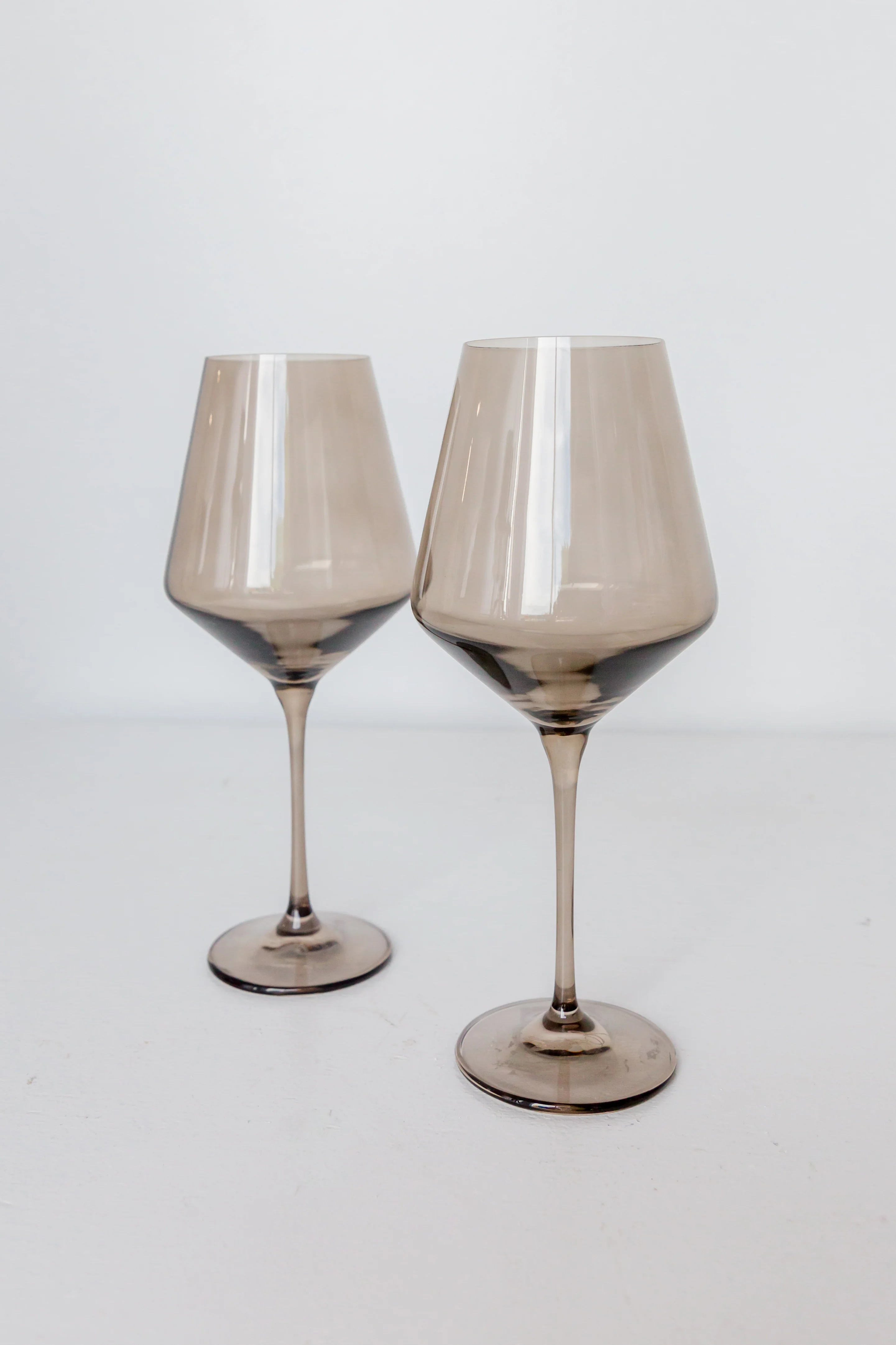 Estelle Colored Wine Stemware - Set of 6 {Mocha Mousse (Our Amber Smoke)} - Image 4