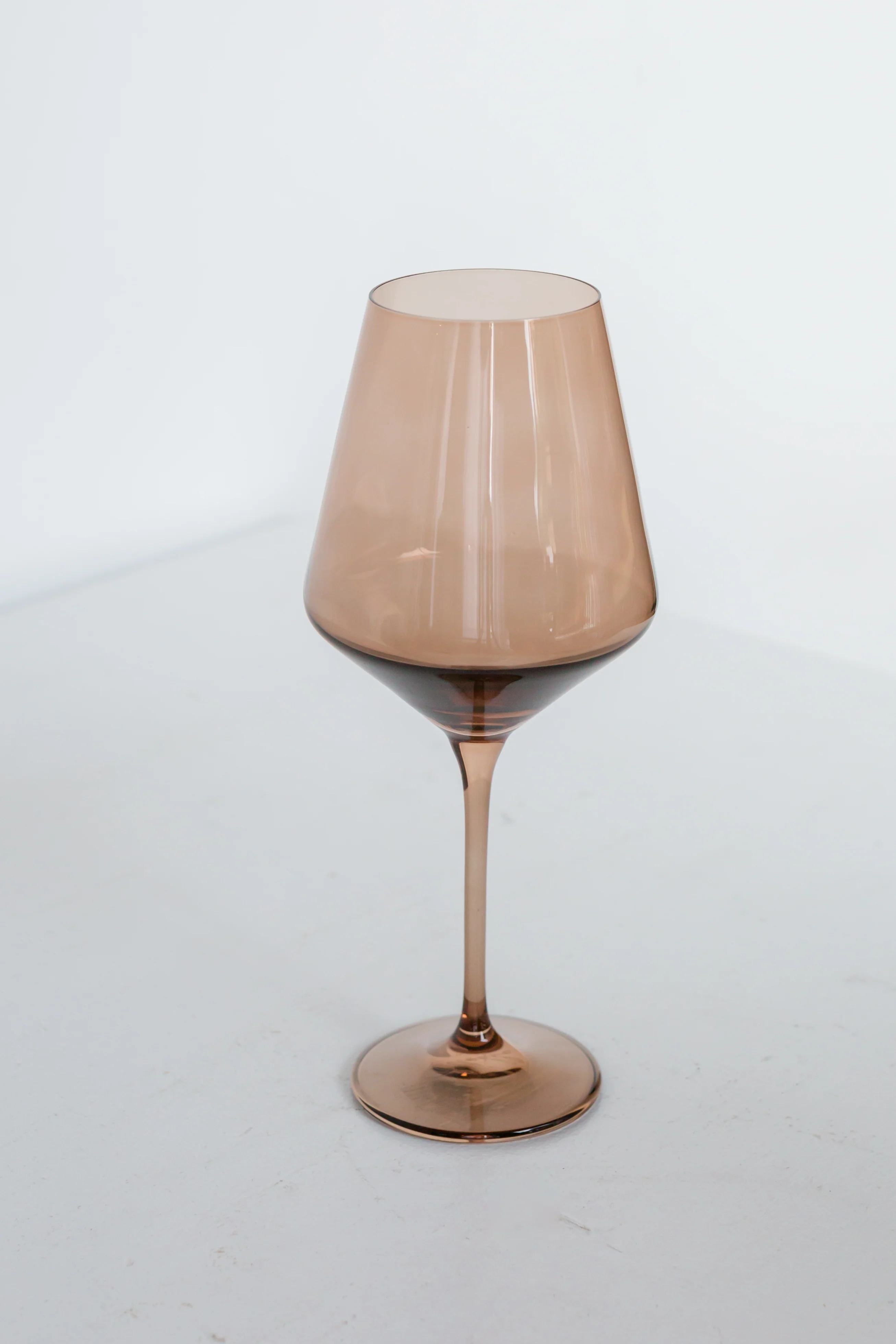 Estelle Colored Wine Stemware - Set of 6 {Mocha Mousse (Our Amber Smoke)} - Image 5